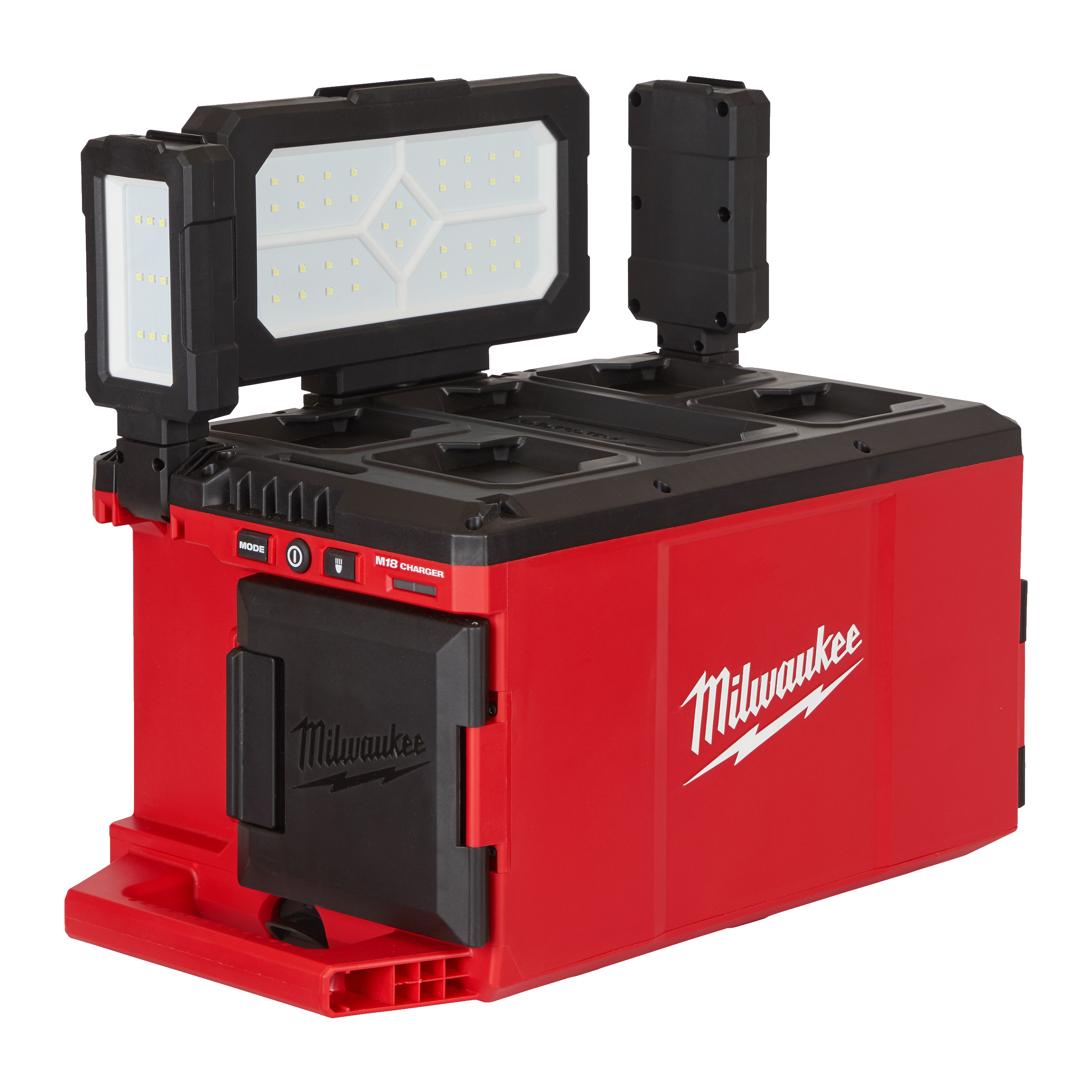 Milwaukee 18V LED bouwlamp 3000lm PACKOUT laadfunctie M18 POALC-0