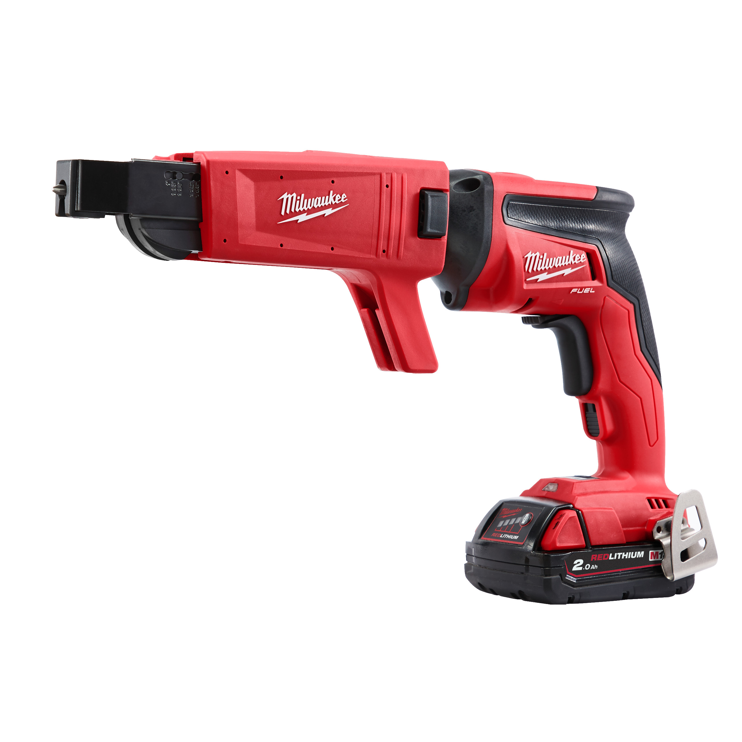 Milwaukee 18V schroefautomaat 4500tpm FUEL incl bandmechanisme 2x 2Ah M18 FSGC-202X