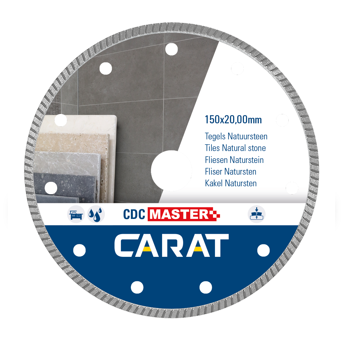 Carat Diamantzaagblad Tegels & Natuursteen CDC Master