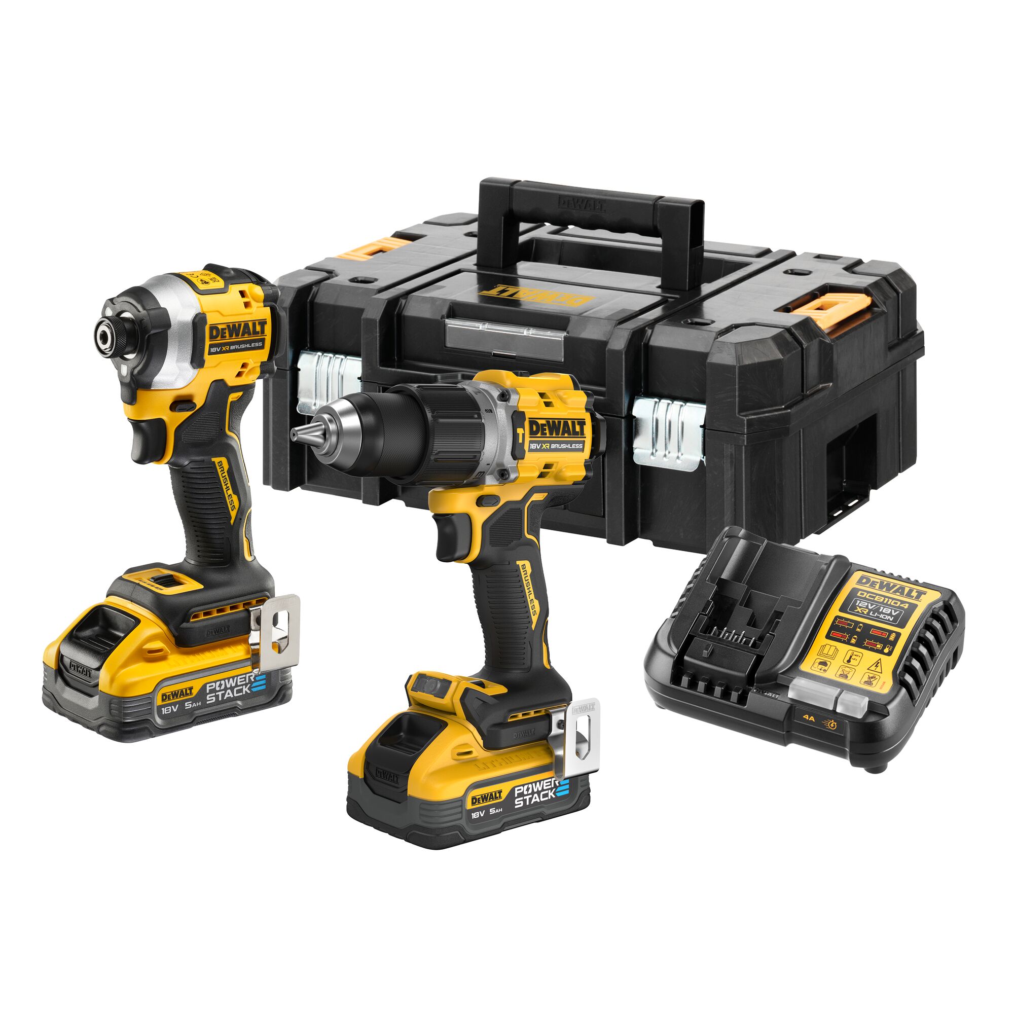DeWalt 18V combiset 2-kit POWERSTACK 5.0AH DCK2050H2T-QW