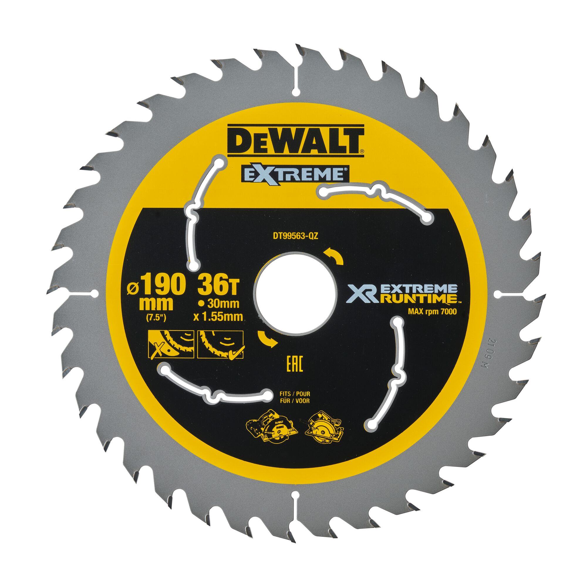 138054_Dewalt_Cirkelzaagblad_190x30x1_55_36T_Xtreme_Runtime__DT99563_p1