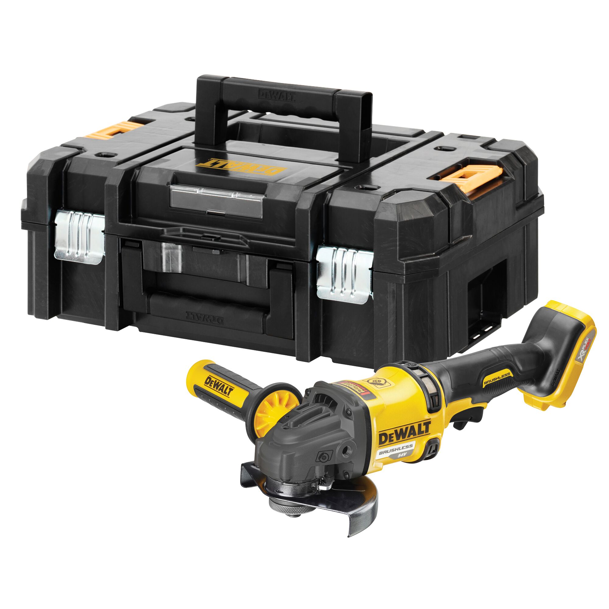 DeWalt 54V haakse slijper 125mm Flexvolt DCG418NT-XJ