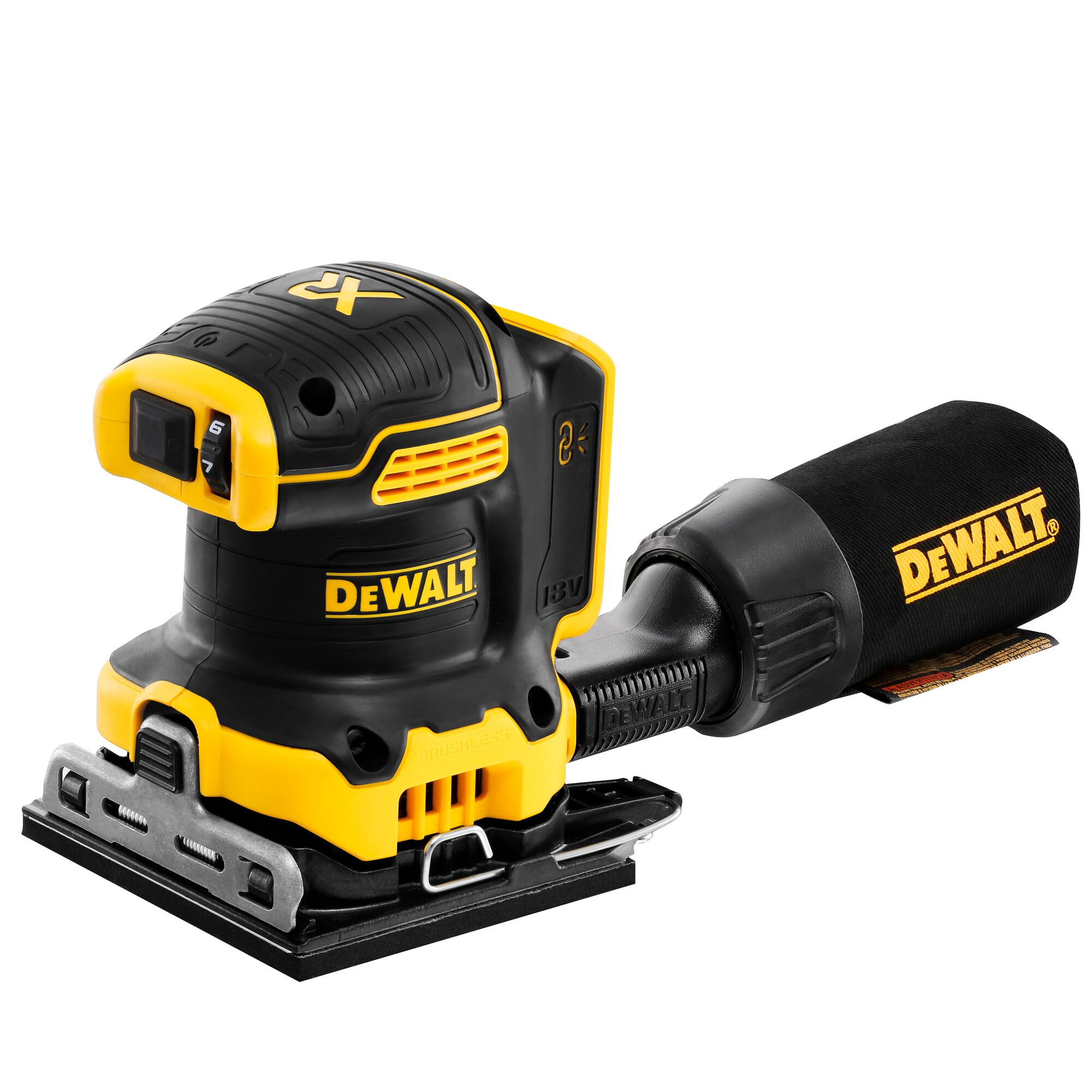 DeWalt 18V vlakschuurmachine 1/4 DCW200NT-XJ