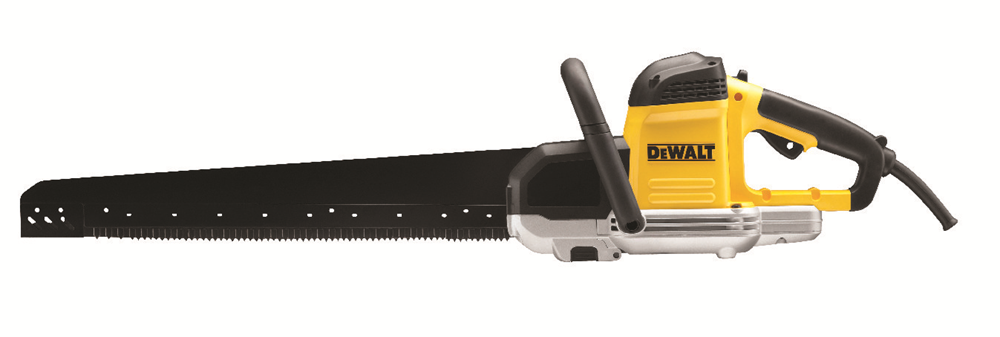 DeWalt alligatorzaag 450mm 1700W met 76T klasse 20 Porotherm zaagblad DWE398-QS