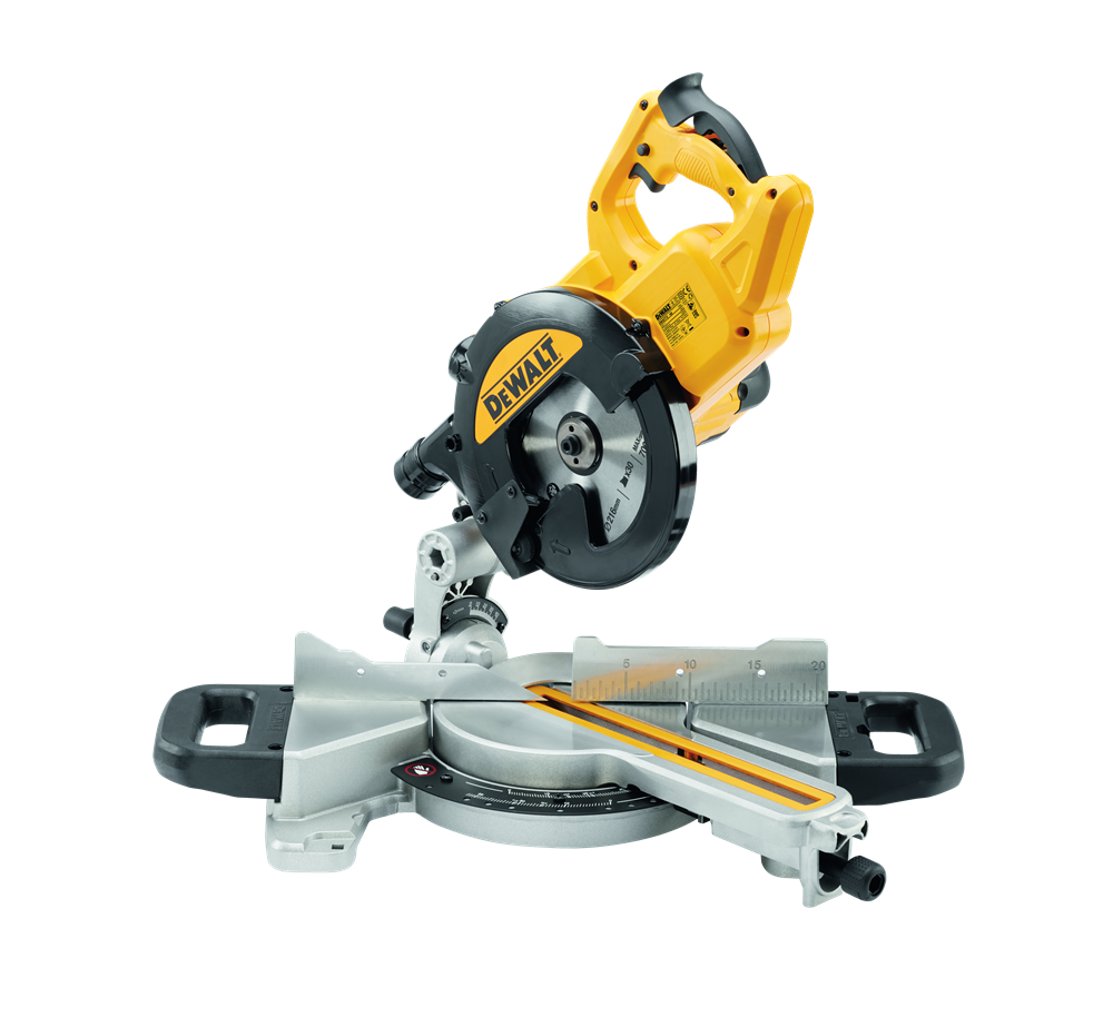 DeWalt afkort/verstekzaag 216mm 1300W DWS773-QS