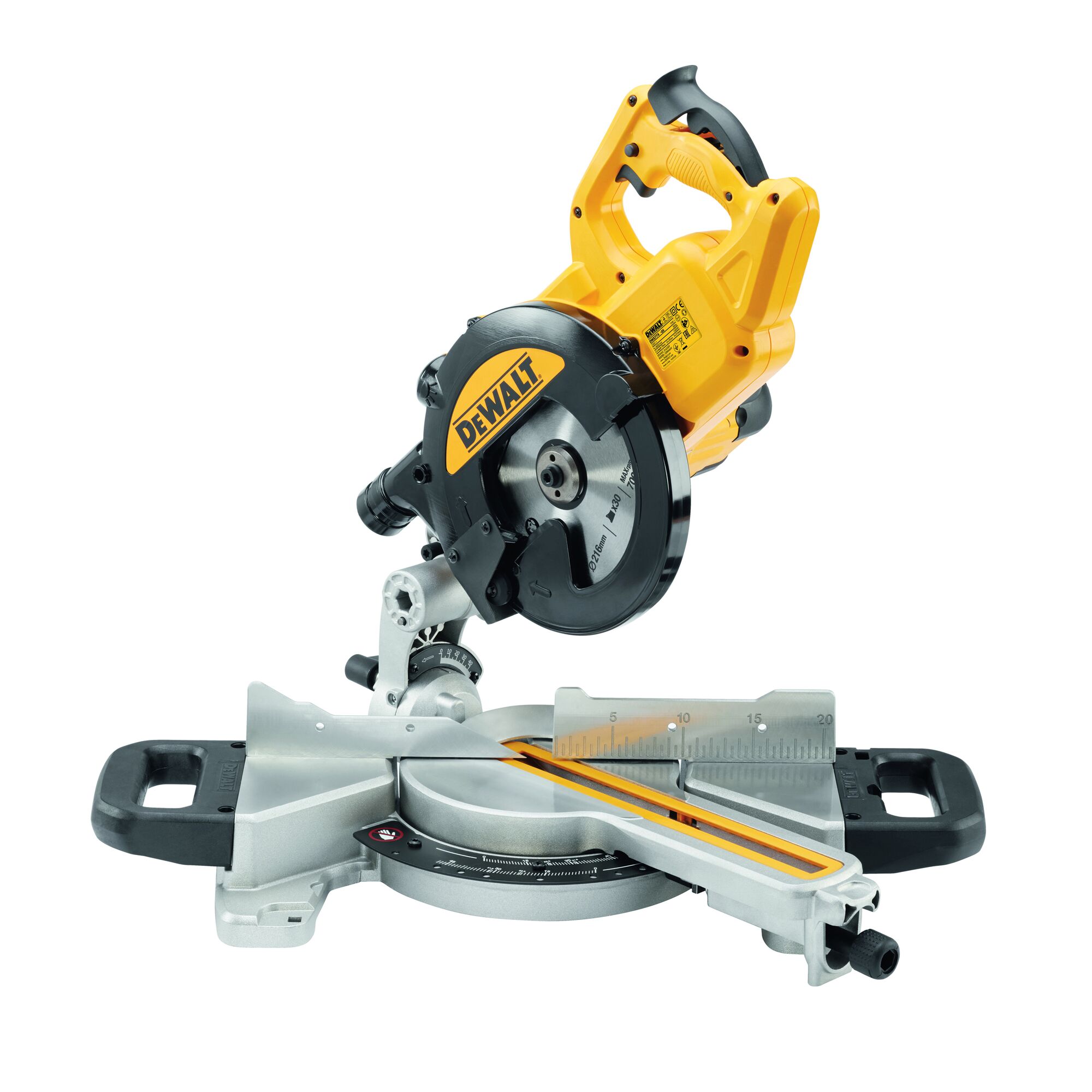 DeWalt afkort/verstekzaag 216mm 1400W XPS DWS774-QS