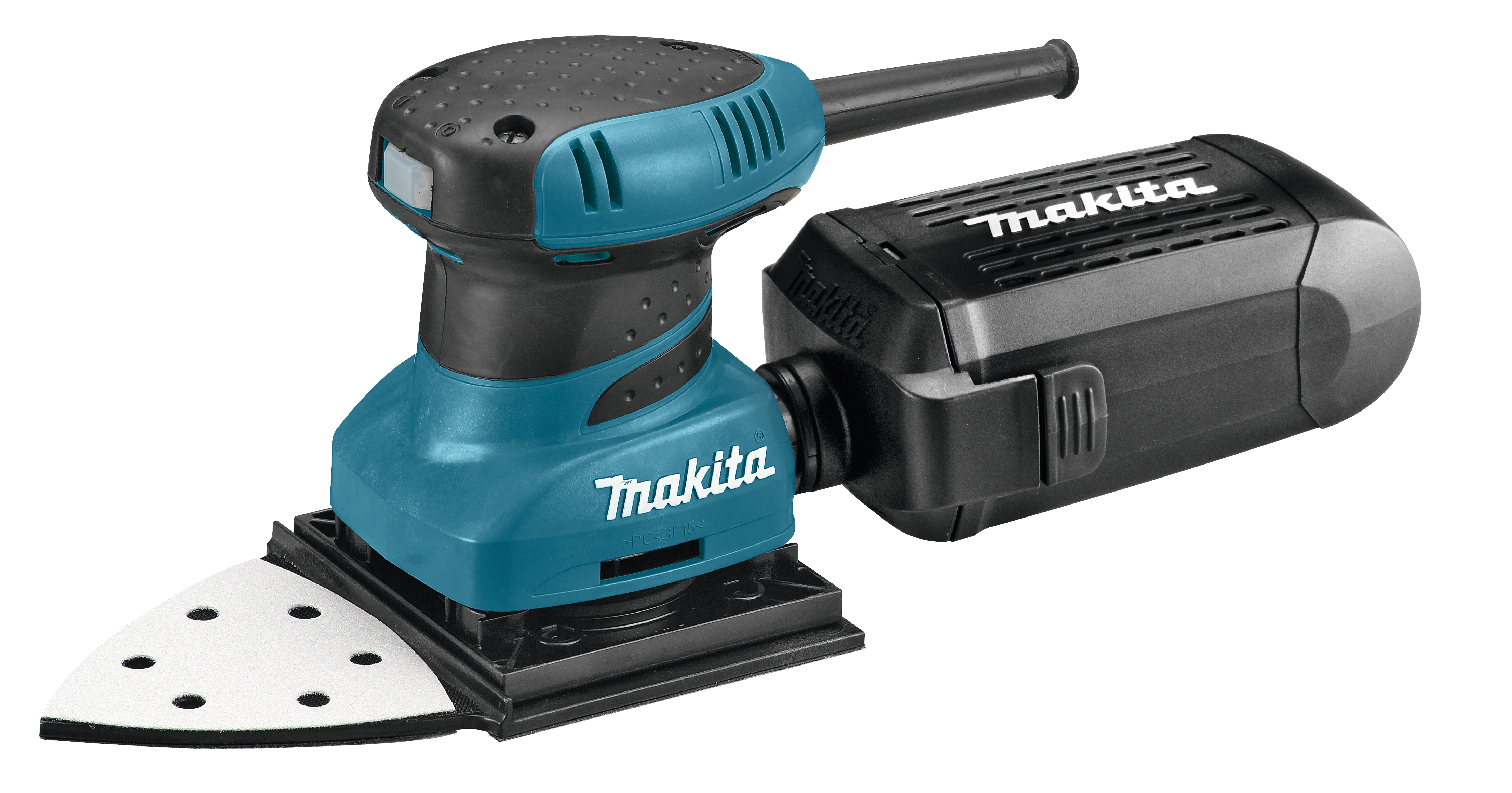 Makita 230V deltaschuurmachine 114x140mm 200W velcro BO4565K