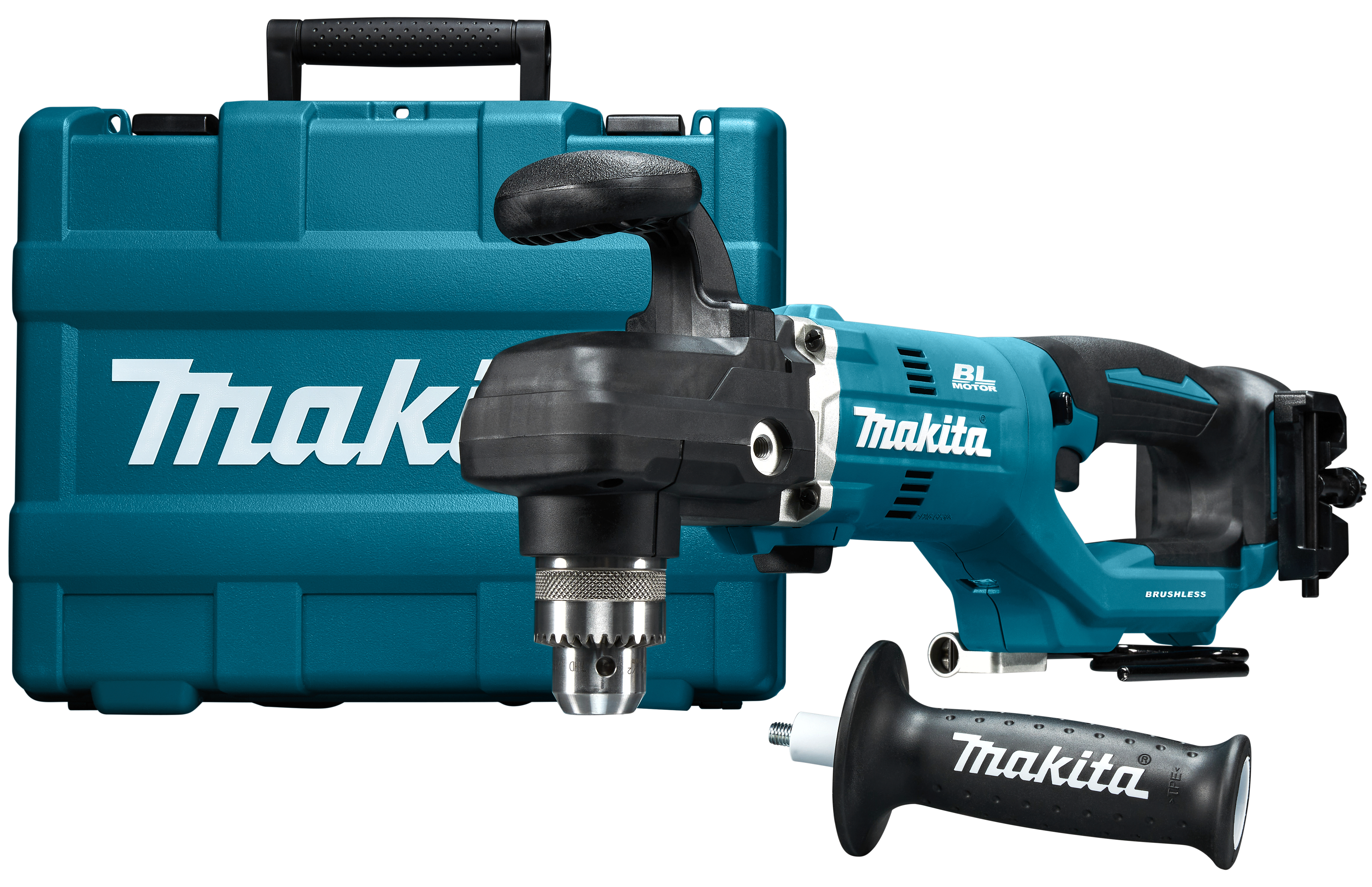 Makita 18V haakse boormachine 2 snelheden DDA450ZK