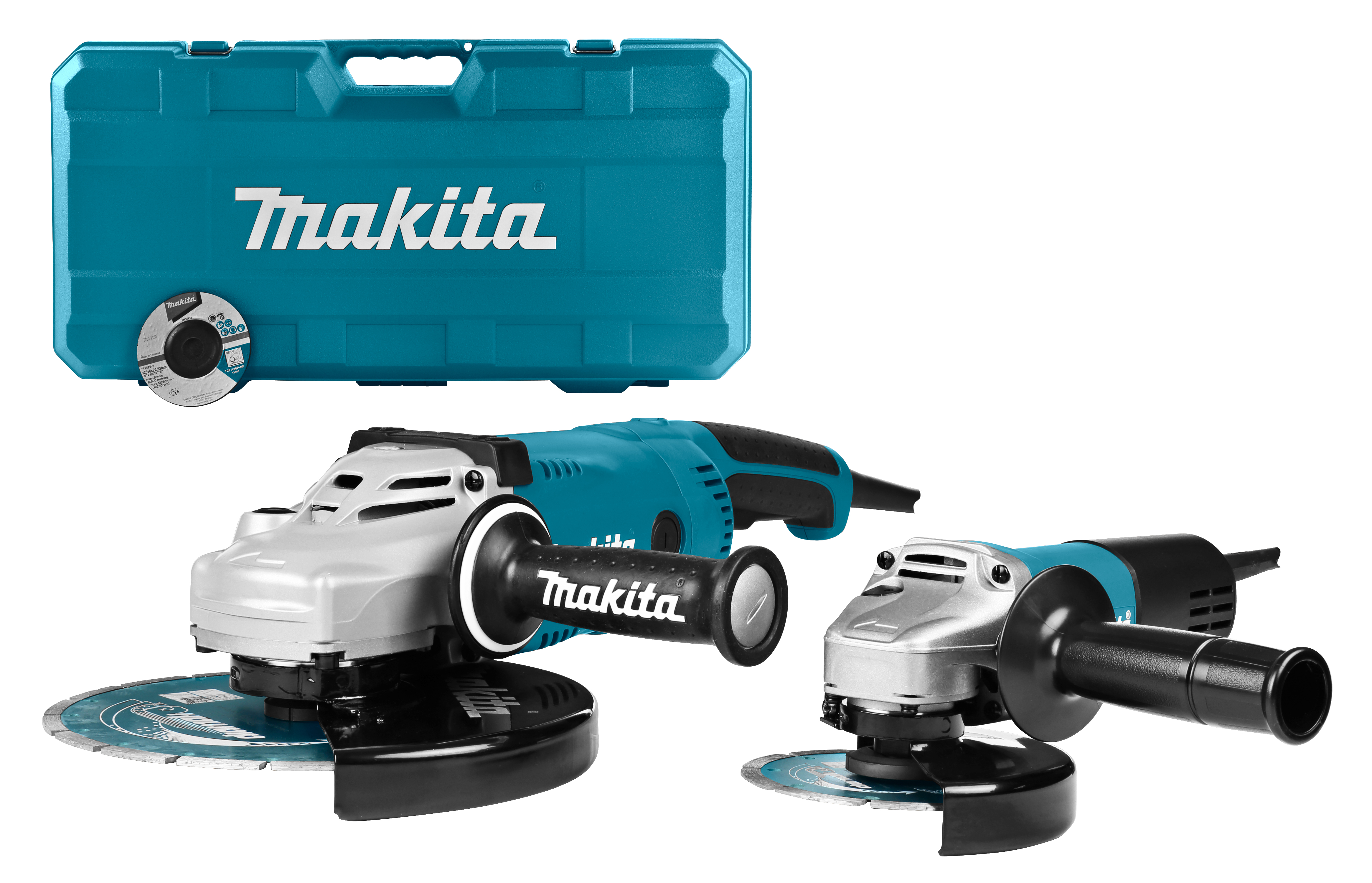 Makita haakse slijperset DK0054X1 230V 2-kit 125-230mm