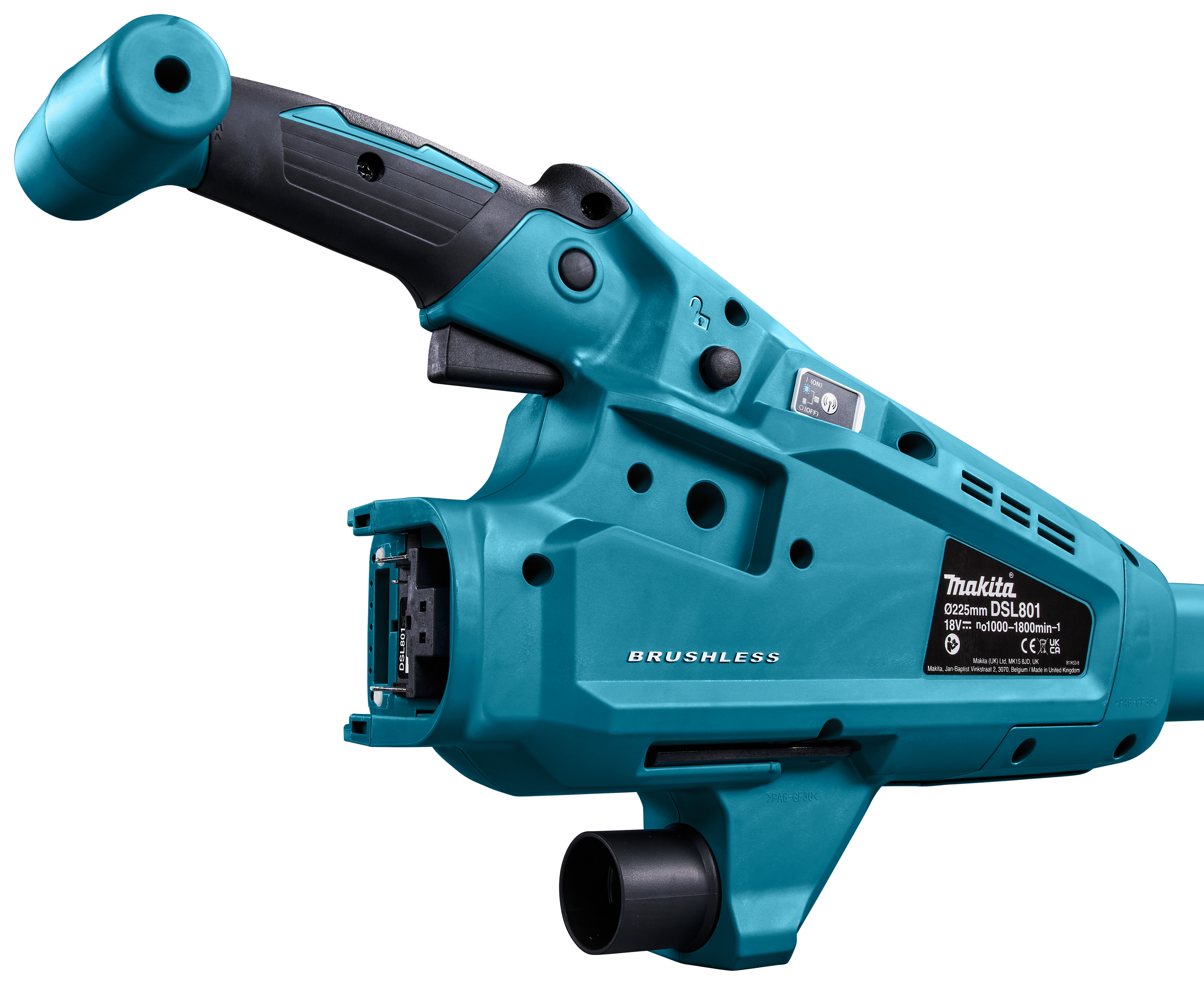 139540_Makita_langnek_schuurmachine_DSL801ZU_18V_225mm_AWS_p7