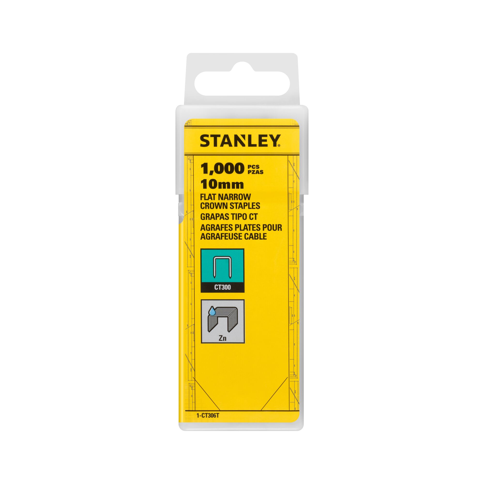 Stanley Nieten Type CT 1000 stuks