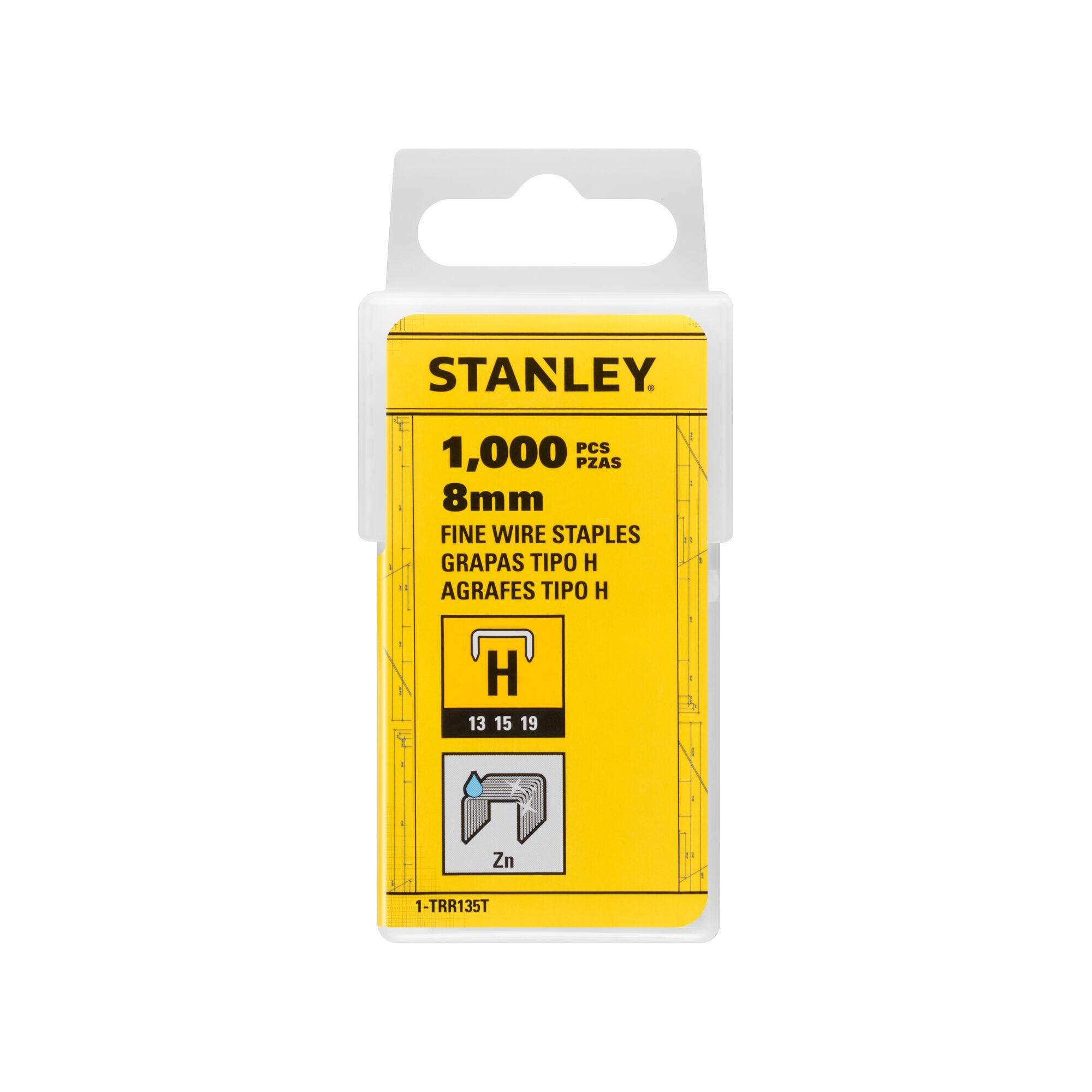 Stanley Nieten Type H 1000 stuks