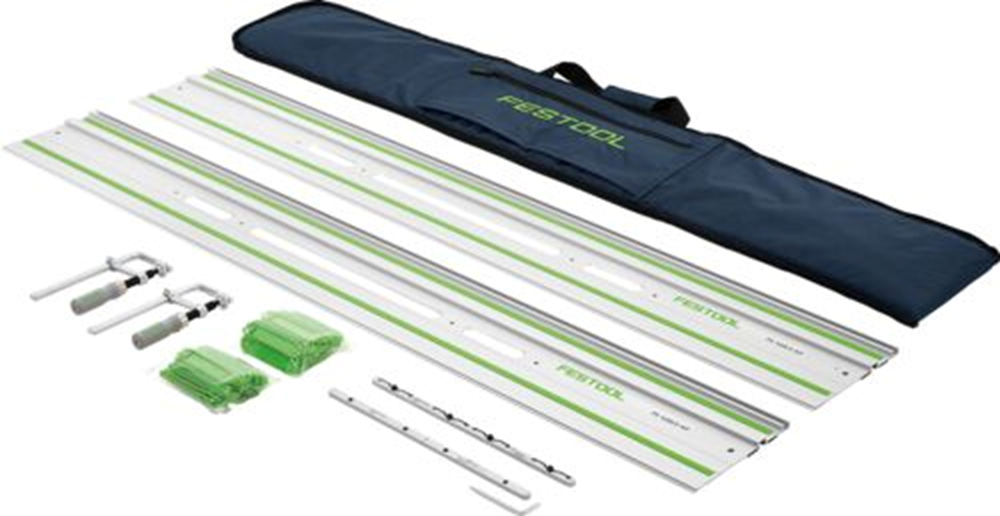 Festool Geleiderail set 2 x 1400mm + accessoires FS1400/2-KP-Set