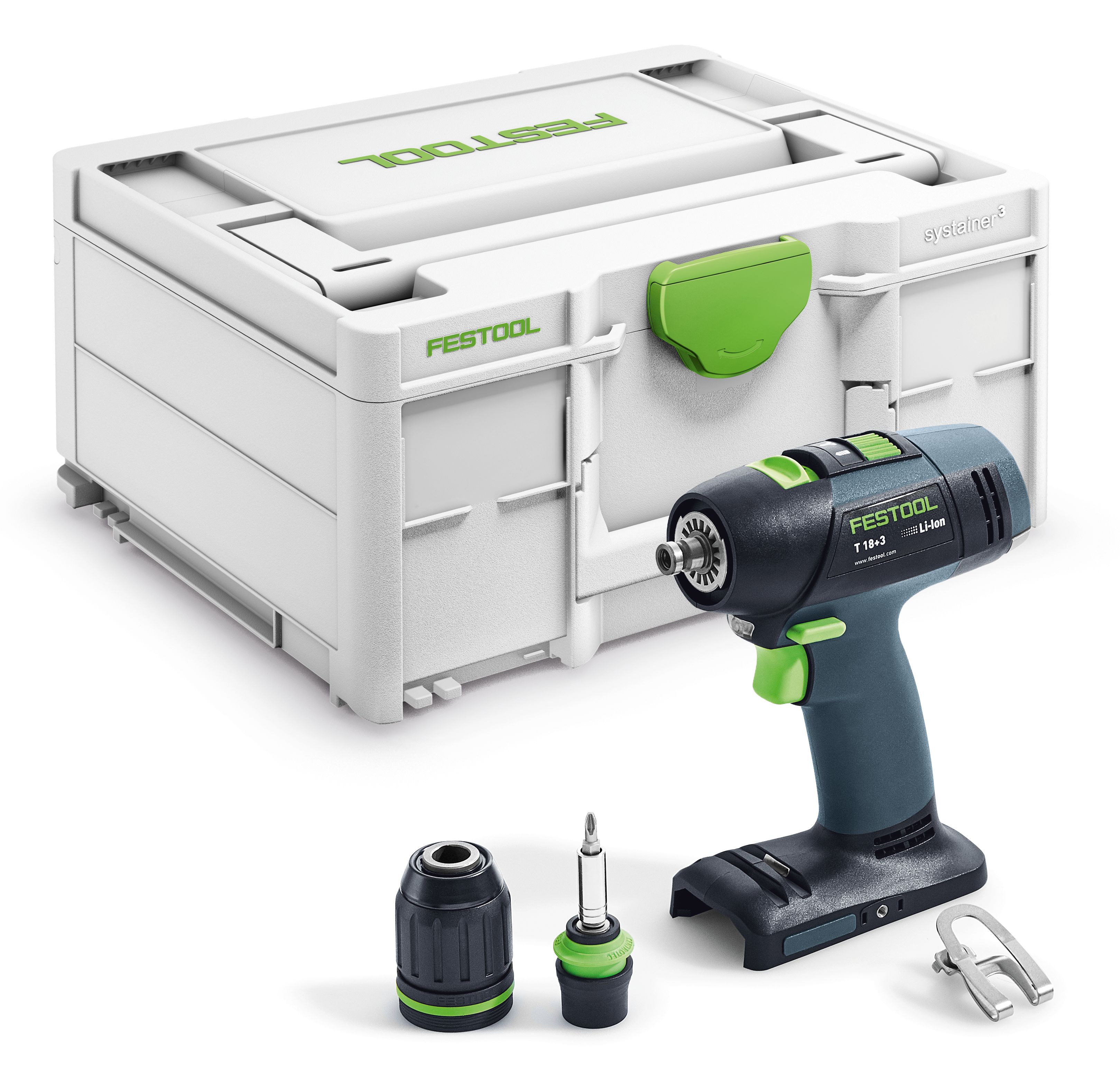 Festool boormachine T 18+3-Basic 50Nm 18V