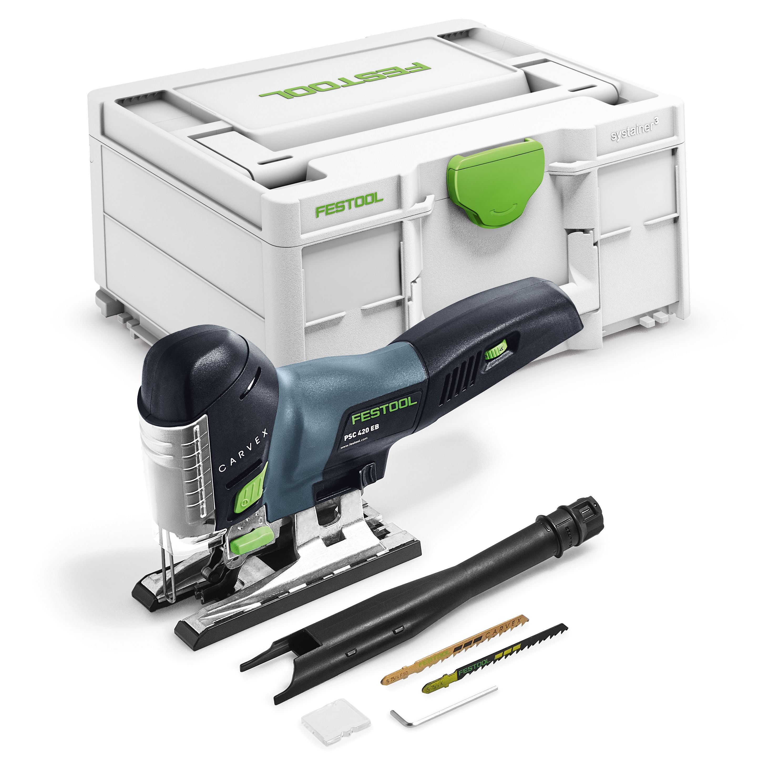Festool 18V decoupeerzaag bodygrip CARVEX PSC 420 EB-Basic