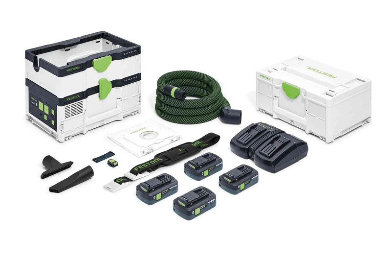 Festool 2x18V stofzuiger 4,5L CTLC SYS HPC4,0 I-Plus