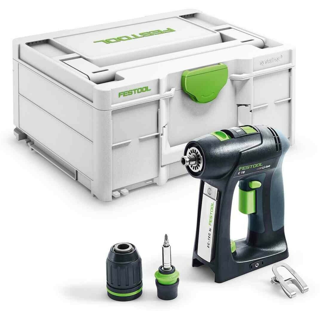 [OP=OP] Festool boormachine C 18 Basic 4,0 45Nm 18V gratis 4Ah accu