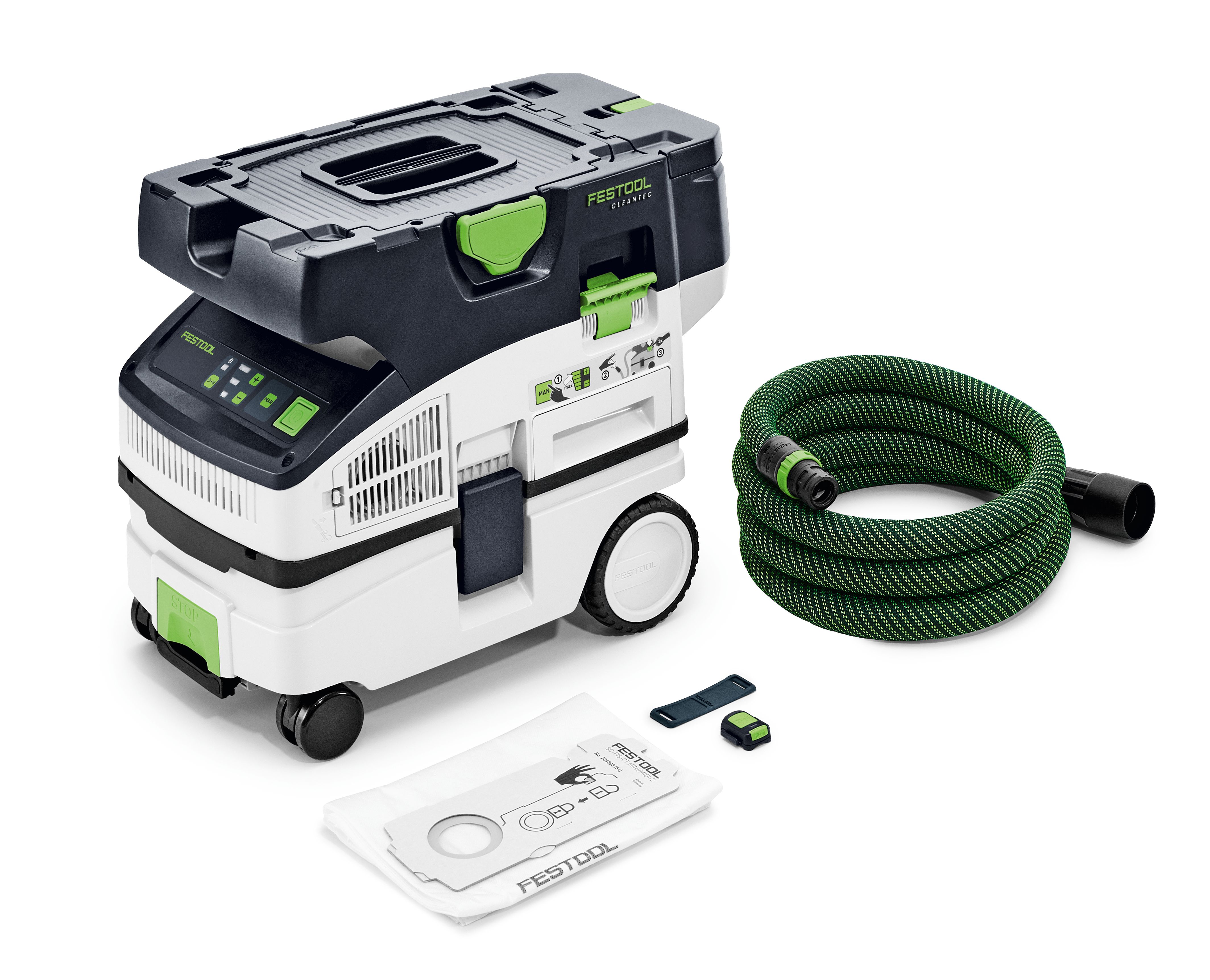 Festool 2x18V stofzuiger 10L CLEANTEC CTLC MINI I-Basic