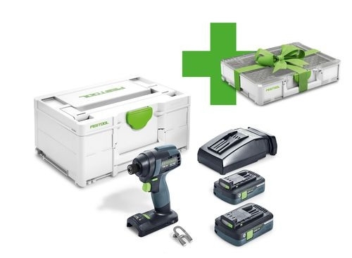 [OP=OP] Festool slagschroevendraaier TID 18 HPC4,0 I-Plus ORG 180Nm 18V gratis organiser