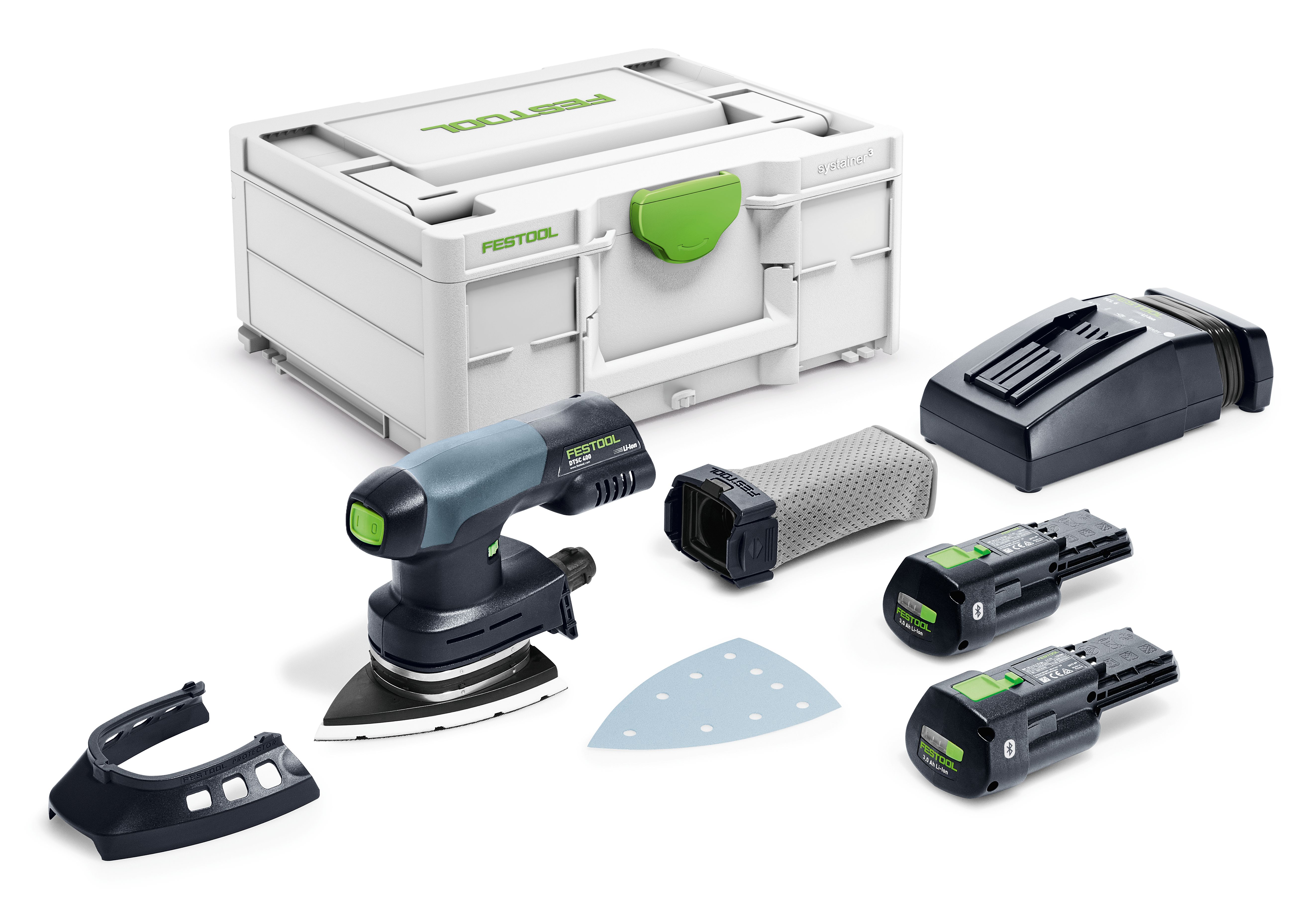 Festool 18V deltaschuurmachine ERGO DTSC 400 3,0 I-Plus