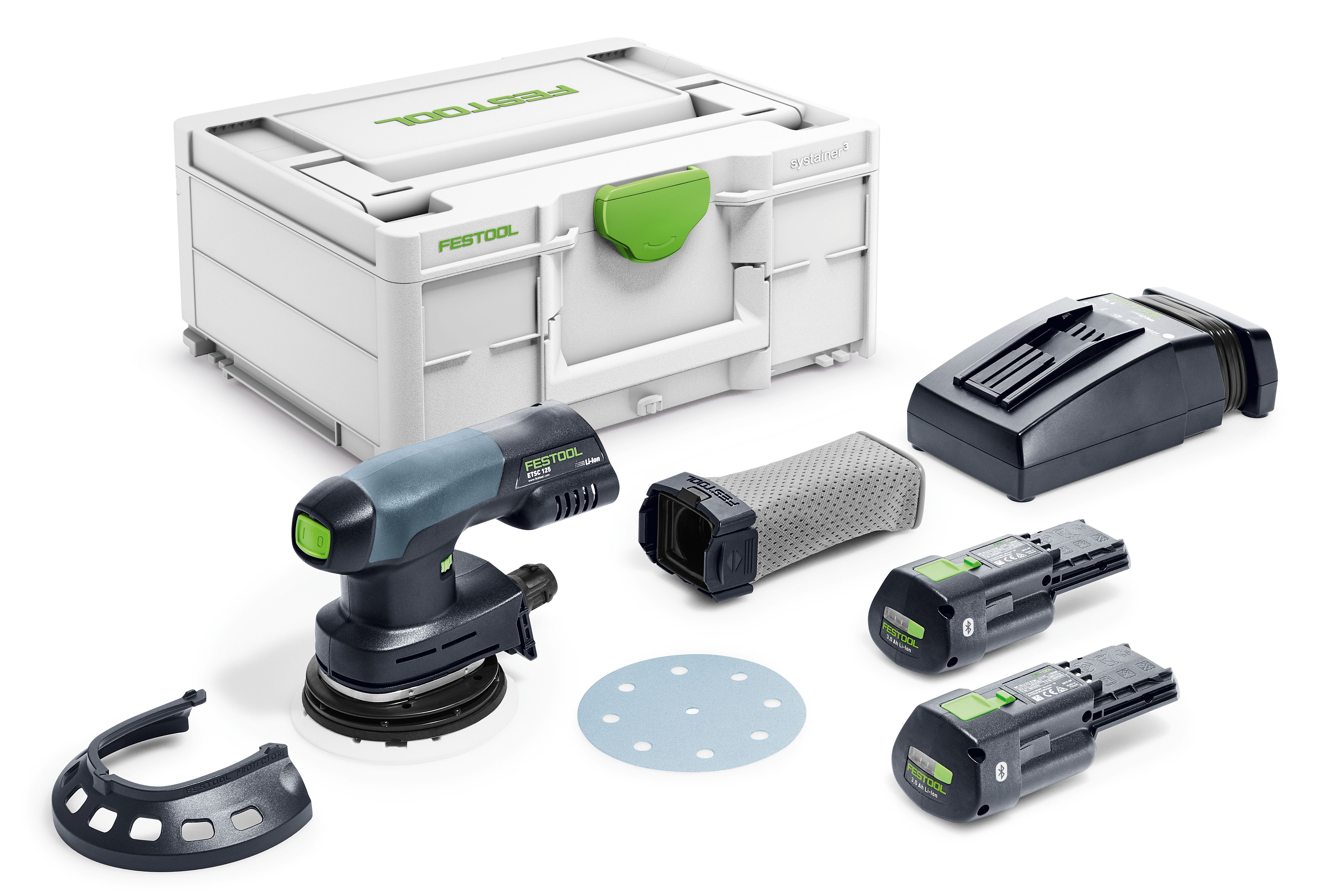 Festool 18V excentrische schuurmachine 125mm ERGO ETSC 125 3,0 I-Plus