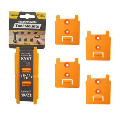 Stealthmounts DeWalt machine houder 18V 4st geel