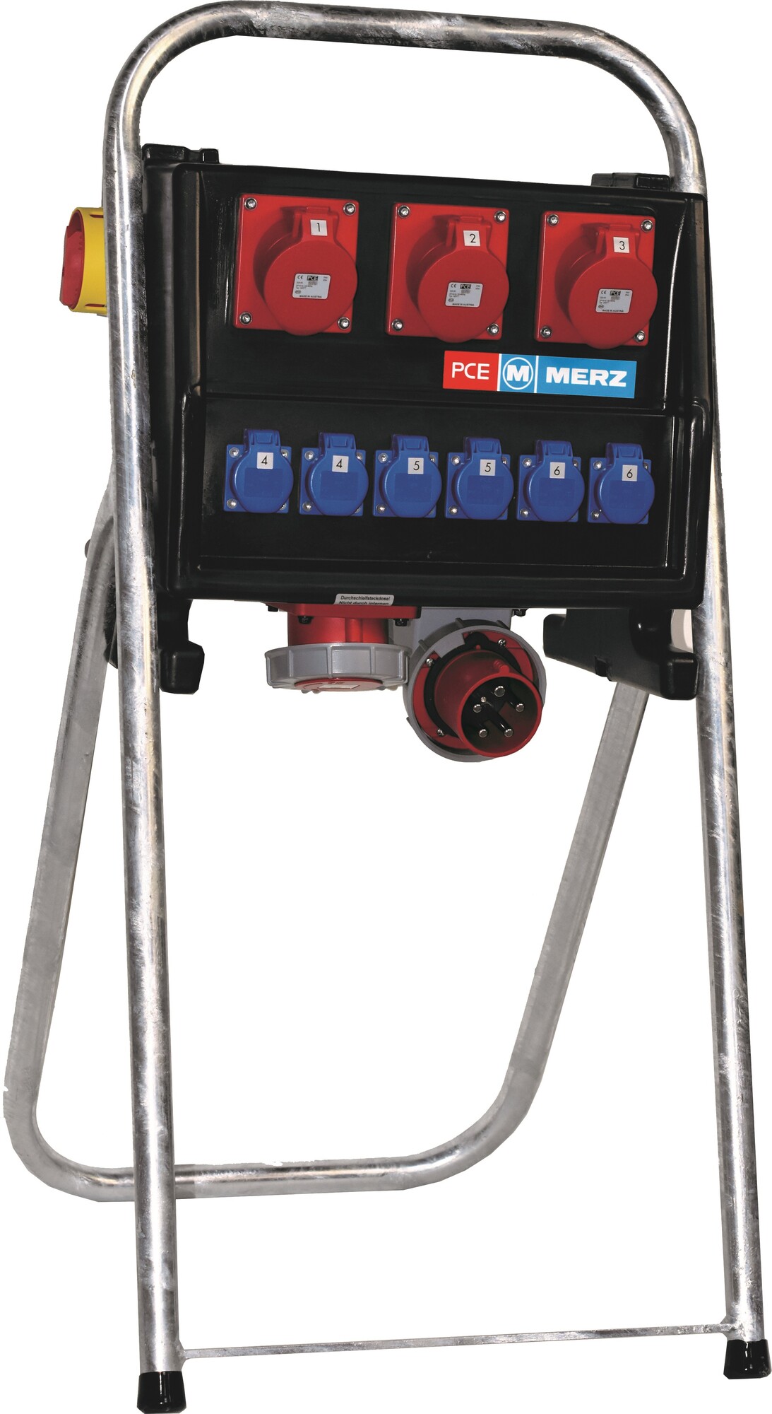 Verdeelkast 63a 3x32a 5-p met dubbelvenster