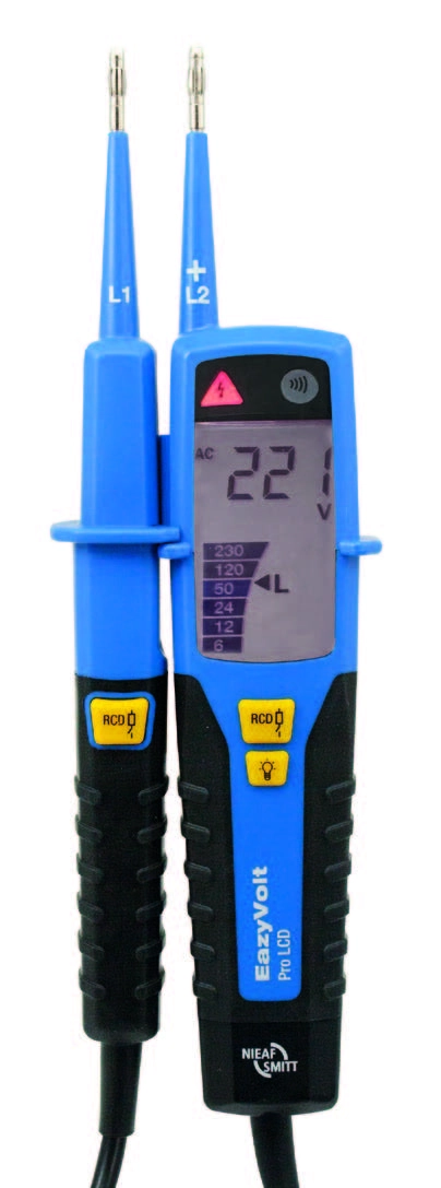 Nieaf-smitt spanningstester eazyvolt pro lcd