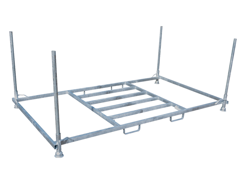 Bouwhek stapelpallet incl. 4 rongen