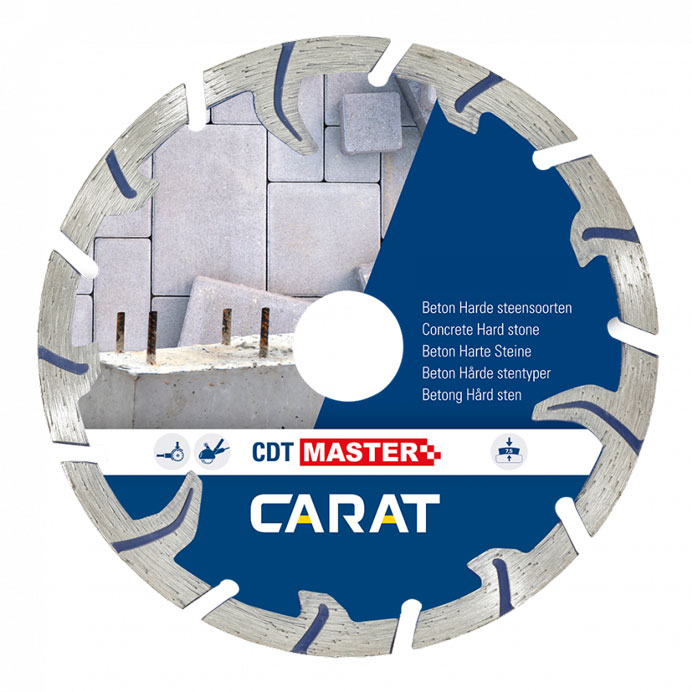 Carat diamantzaagblad turbo CDT master 230x22,23mm beton/harde steensoorten
