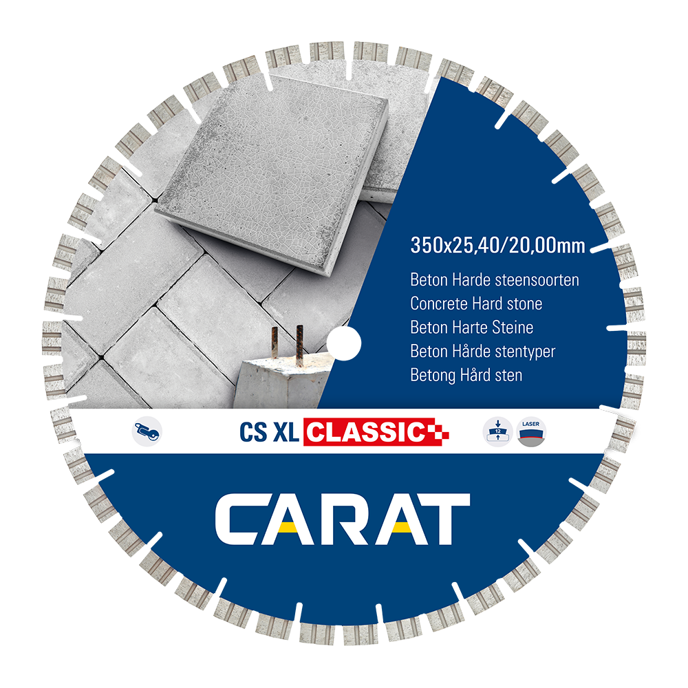 Carat Diamantzaagblad CSC XL Beton Ø350x25,40/20,00mm
