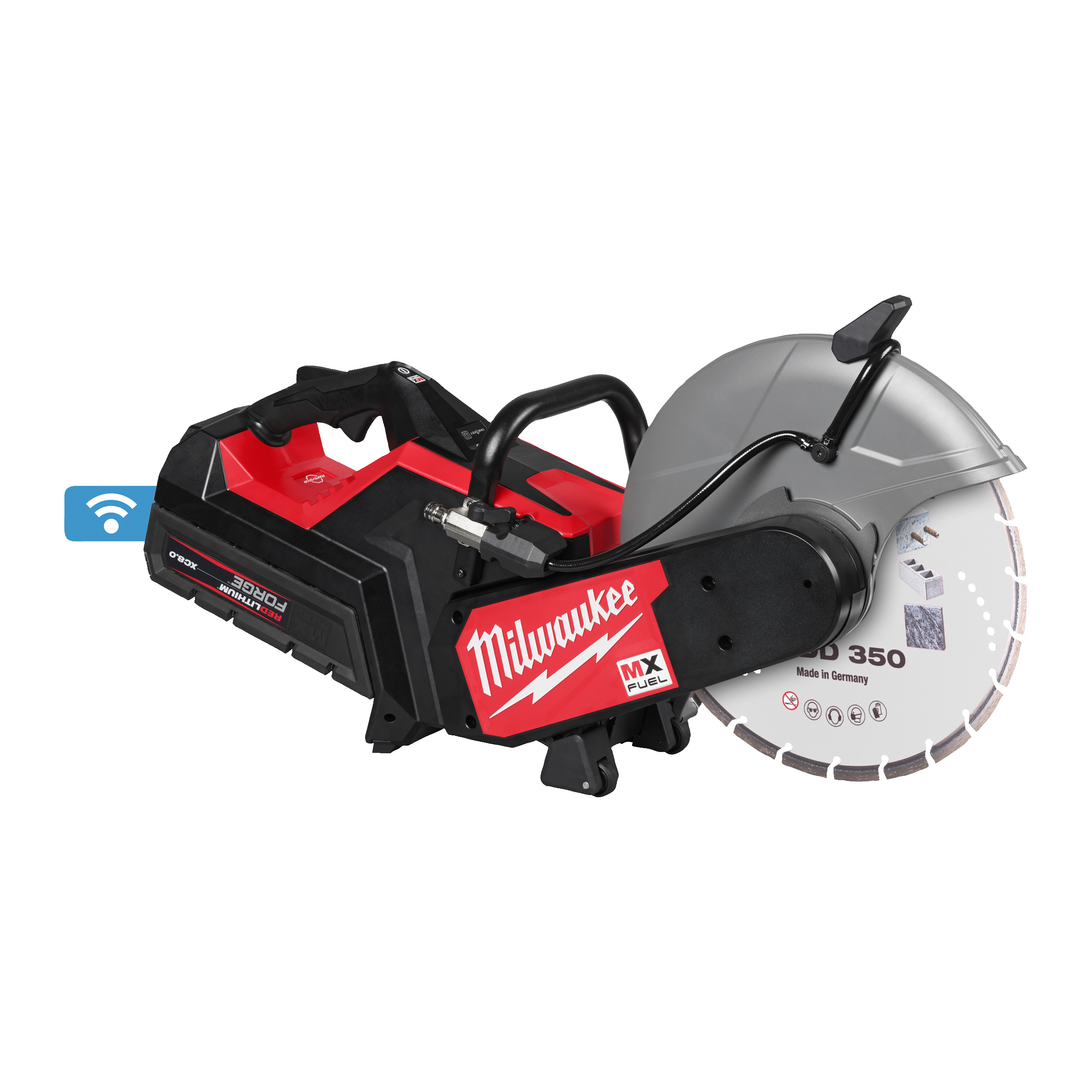 Milwaukee MX FUEL doorslijper 350mm rem 2x 8.0Ah MXF COS350G2-802