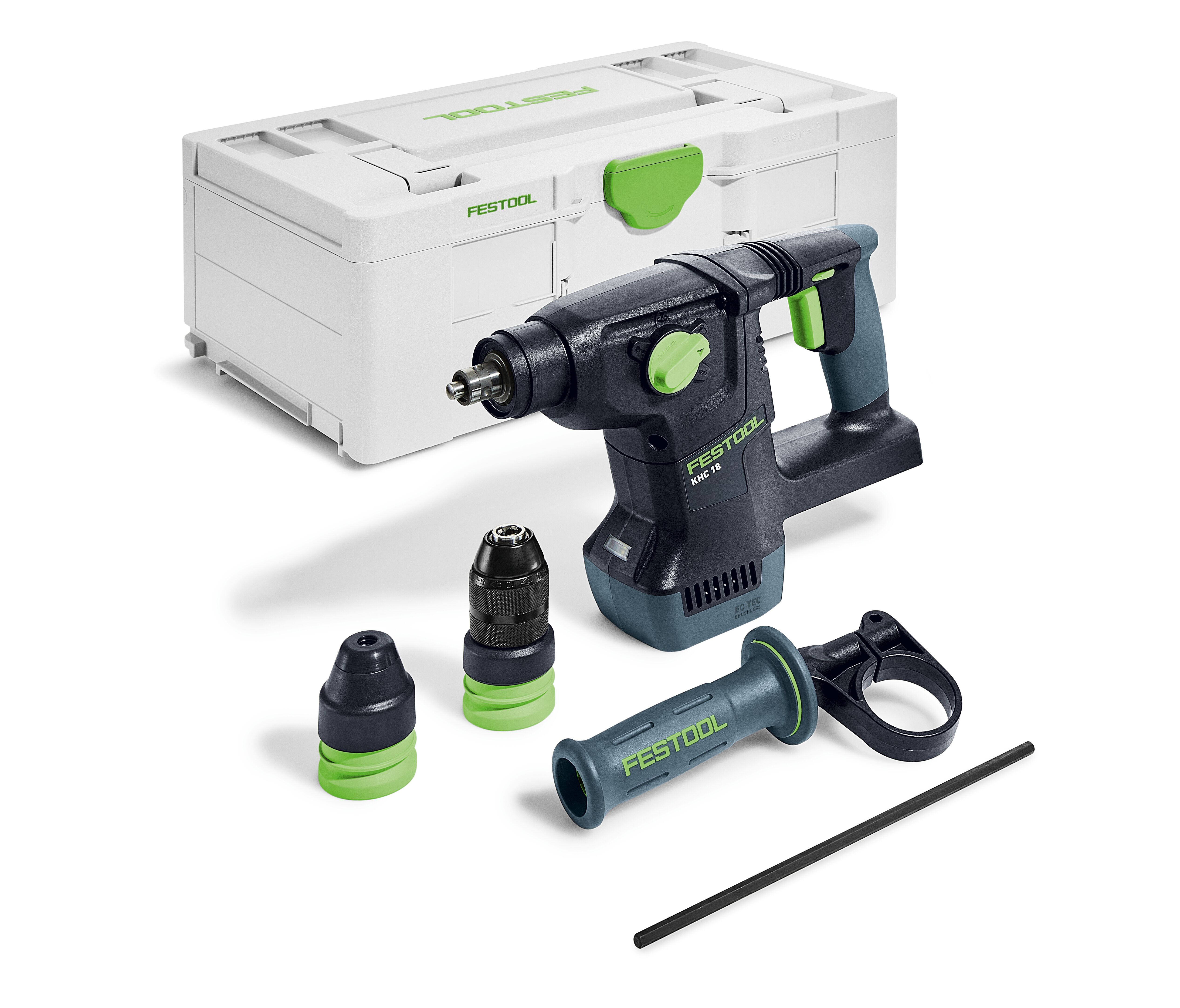 Festool 18V combihamer 26mm SDS-plus 2.6J KHC 18 EB-Basic