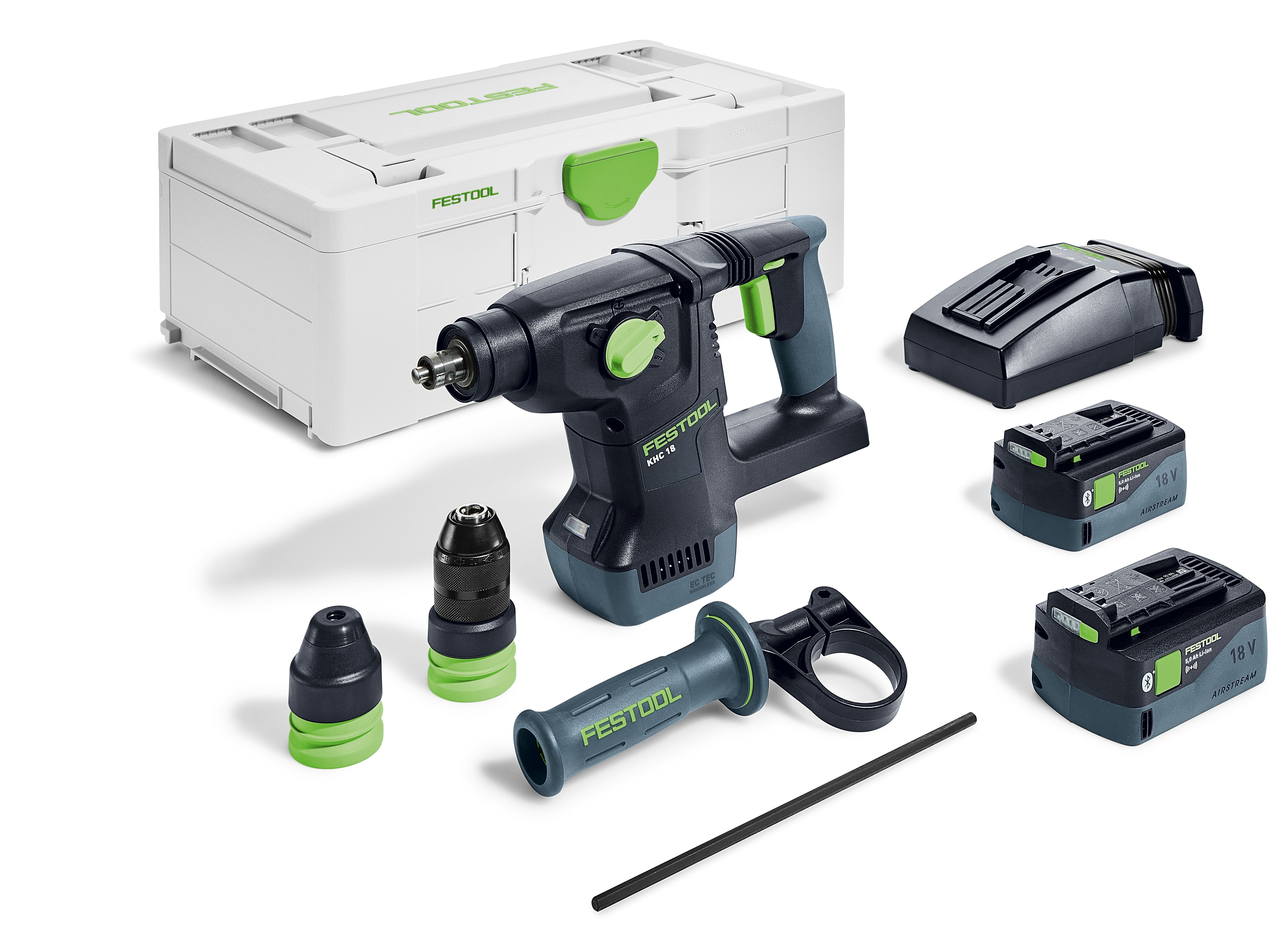 [OP=OP] Festool boorhamer KHC 18 5,0 EBI-Plus SDS-plus 26mm 2.6J beitelstop 18V