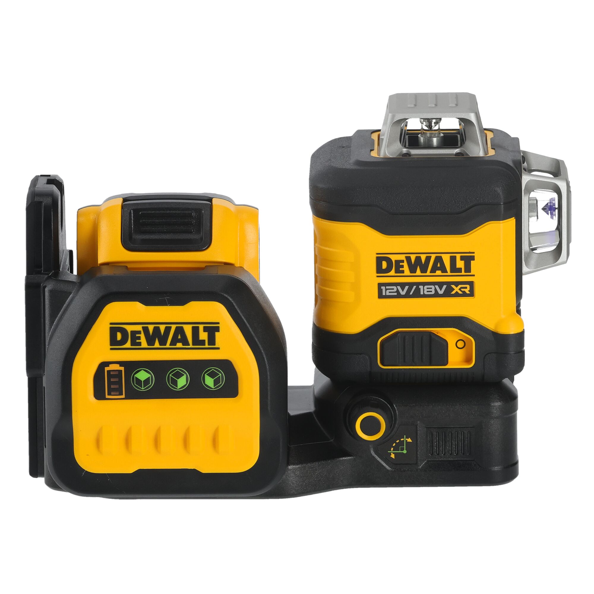 DeWalt 12-18V kruislijnlaser 3x360° groen 1 x 2.0Ah DCE089D1G18-QW