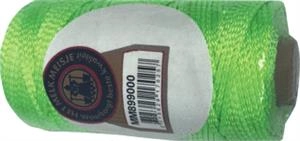 Melkmeisje metselkoord groen 100m nylon fluor 2mm