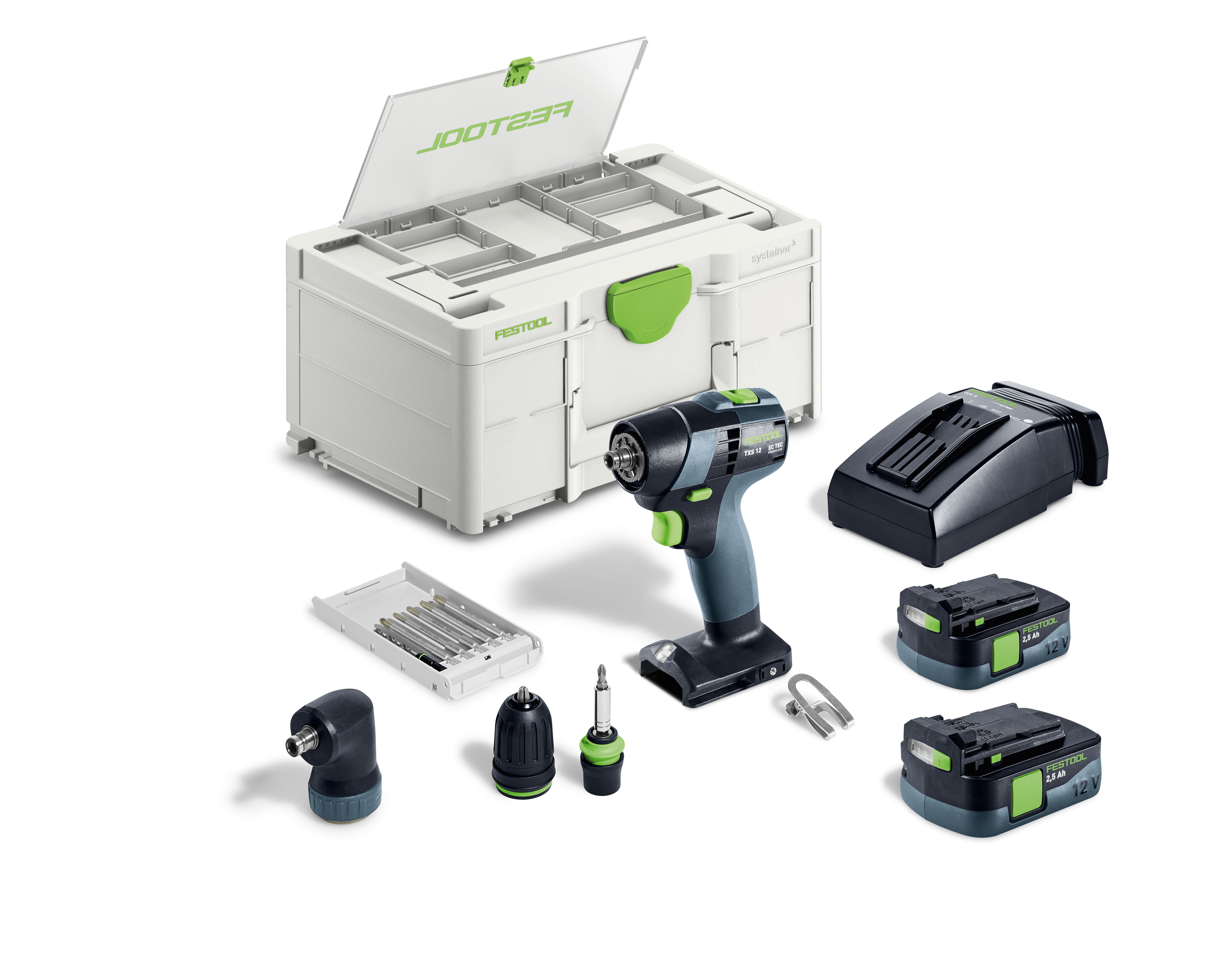 Festool 12V boor-schroefmachine TXS 12 2,5-Set