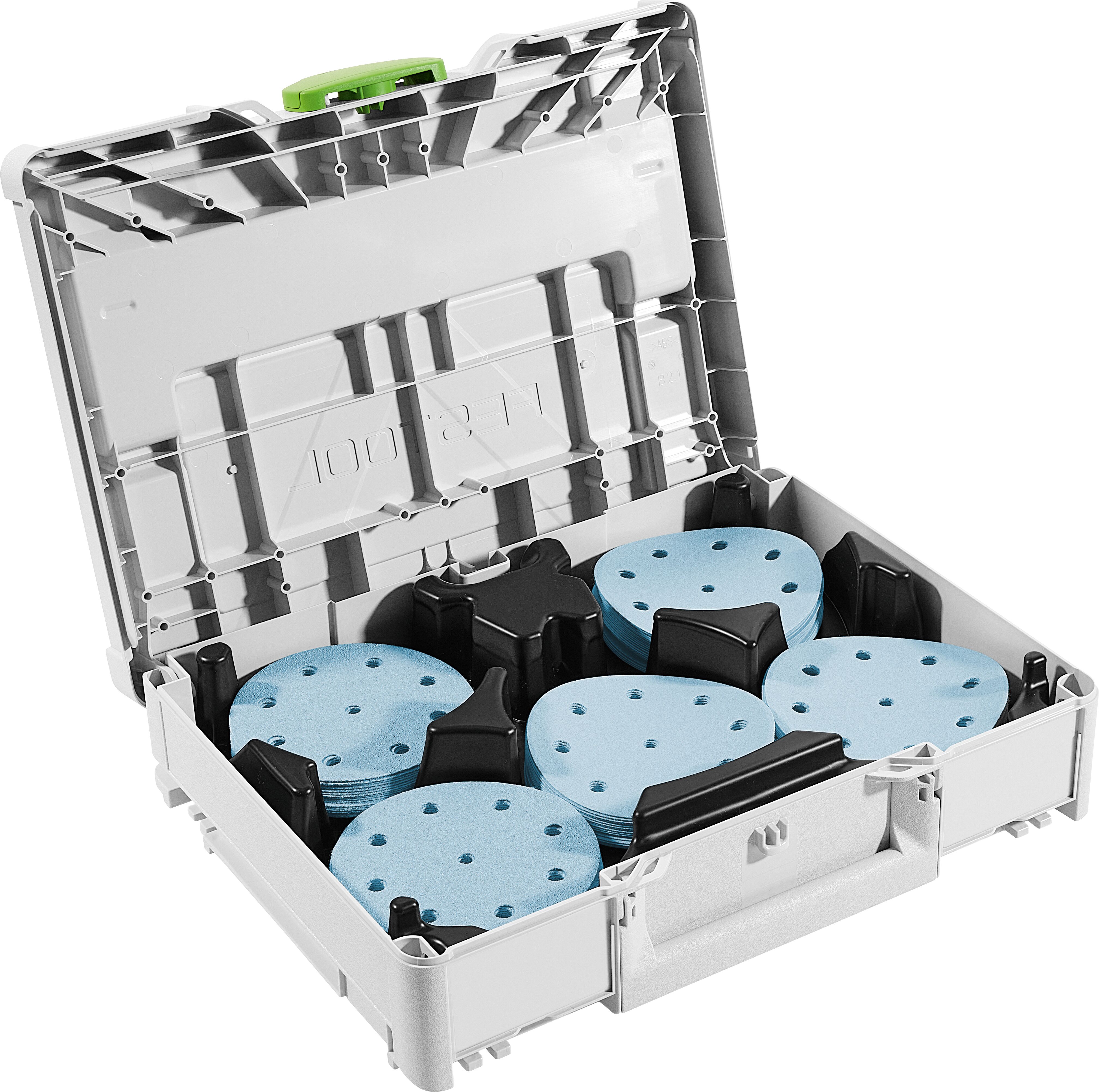 Festool schuurschijf systainer Granat SYS-D125 GR-Set