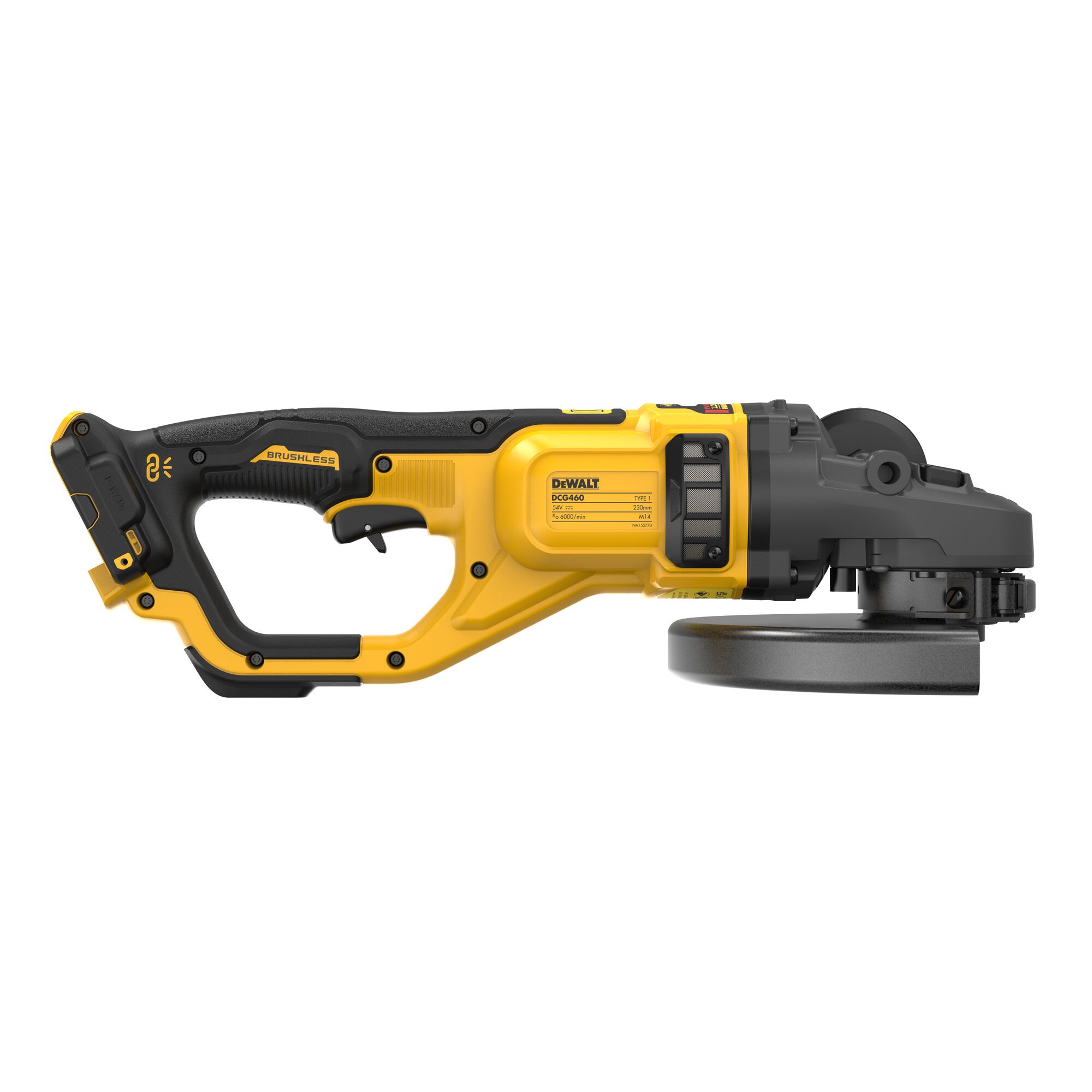 147255_Dewalt_54V_haakse_slijper_230mm_Flexvolt_DCG460NK_XJ_p3