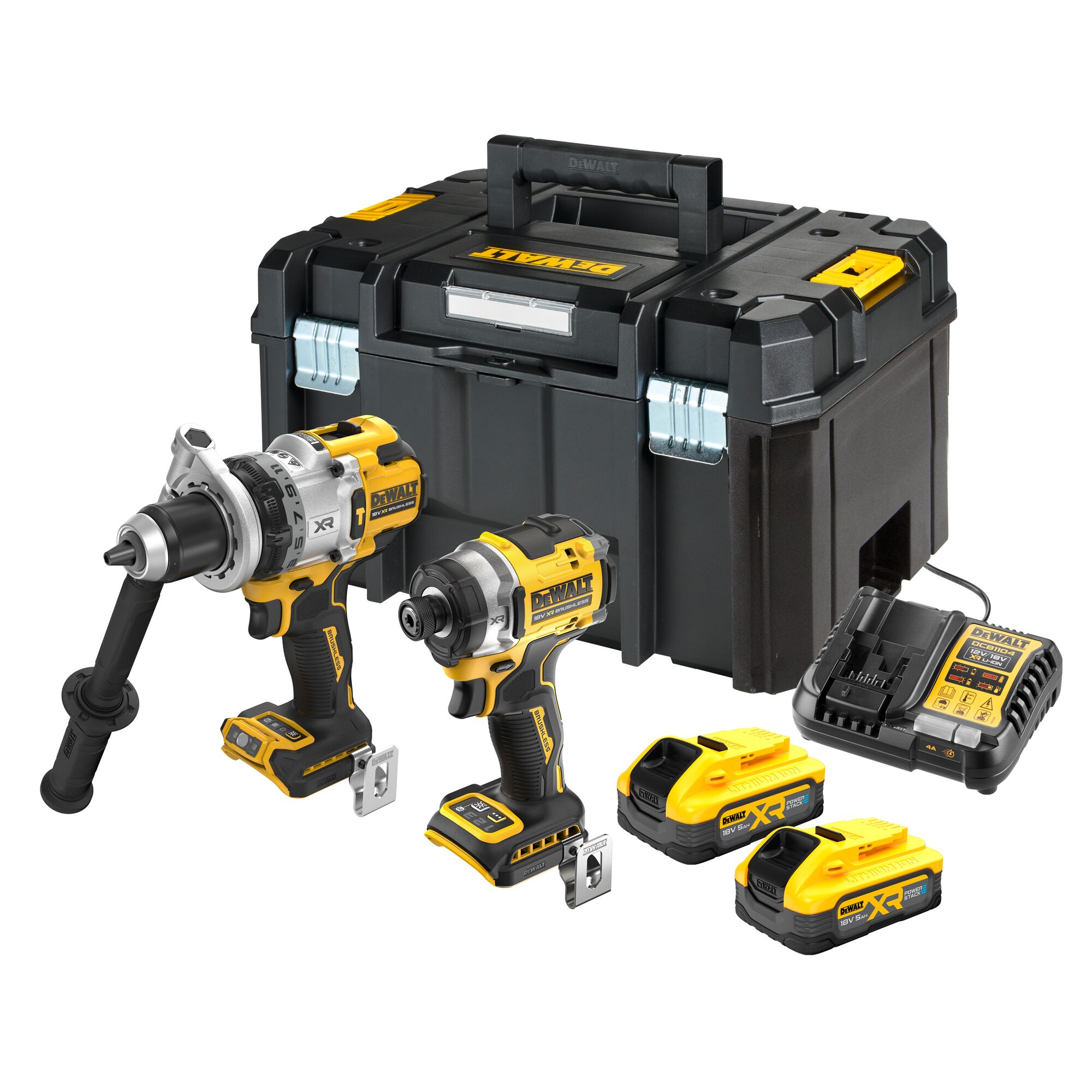 DeWalt 18V combiset 2-kit POWERSTACK 5.0AH DCK2200H2T-QW