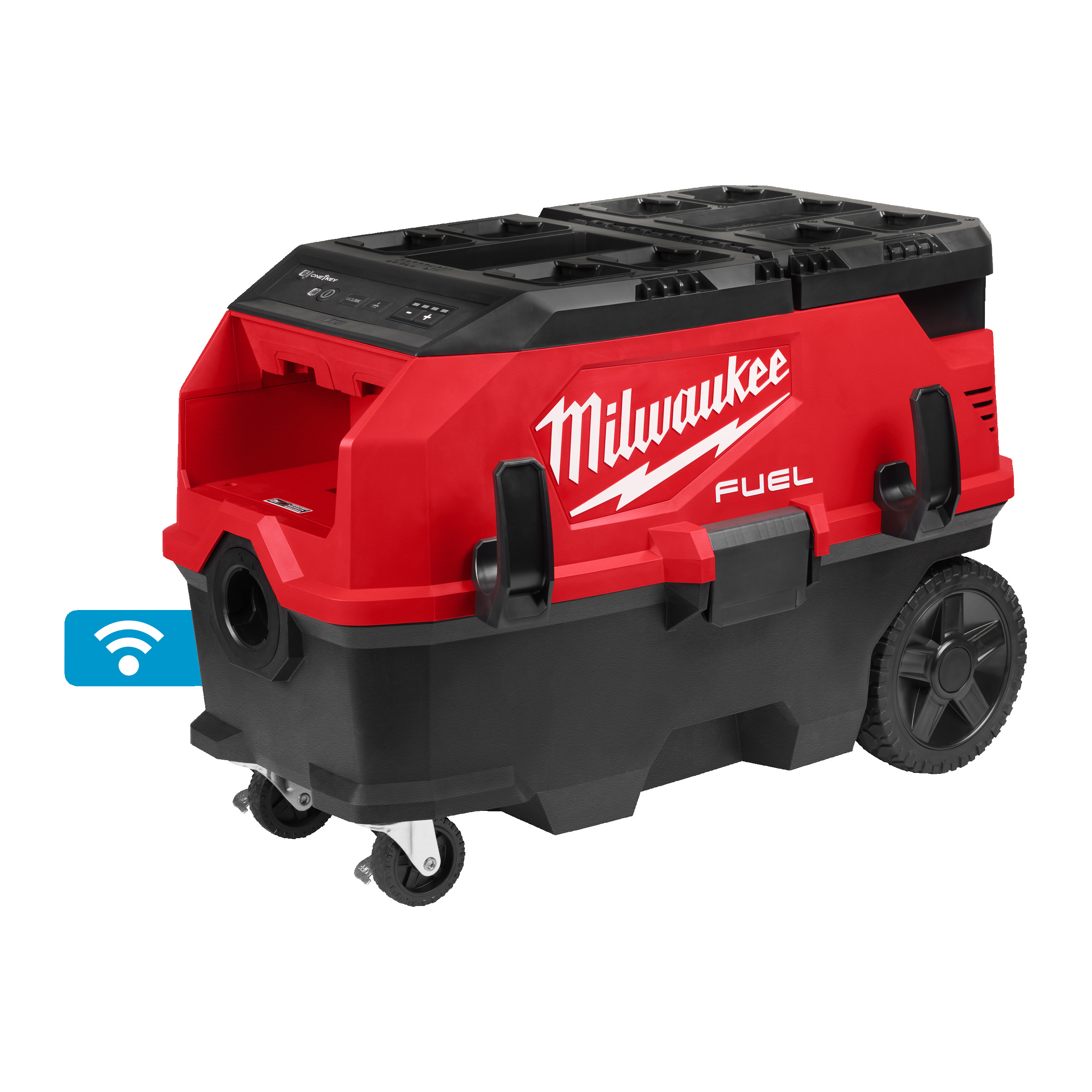 Milwaukee 18V stofzuiger AC/DC 34l M-klasse ONE-KEY PACKOUT M18 ONEF2VC34M-0
