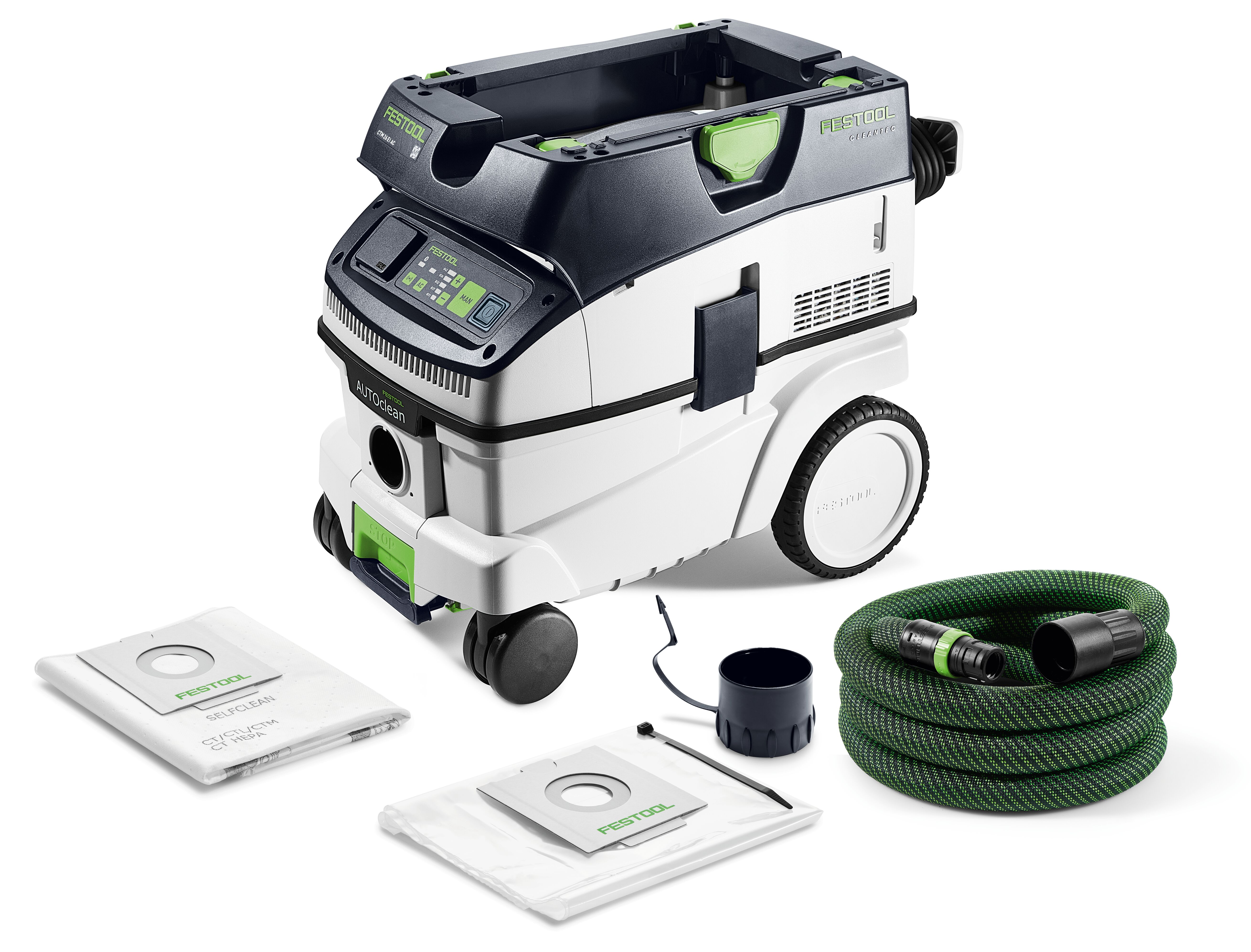 Festool stofzuiger 26L 1200W 230V aansluiting CLEANTEC CTM 26 EI AC