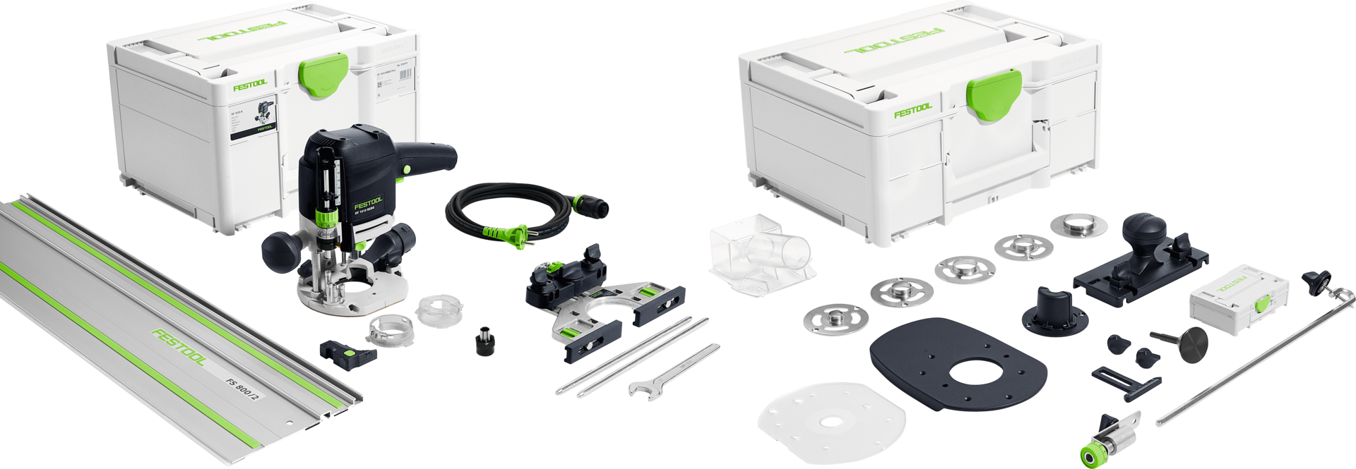 Festool bovenfrees OF 1010 REBQ-FS-Set 6-8mm 230V 1010W