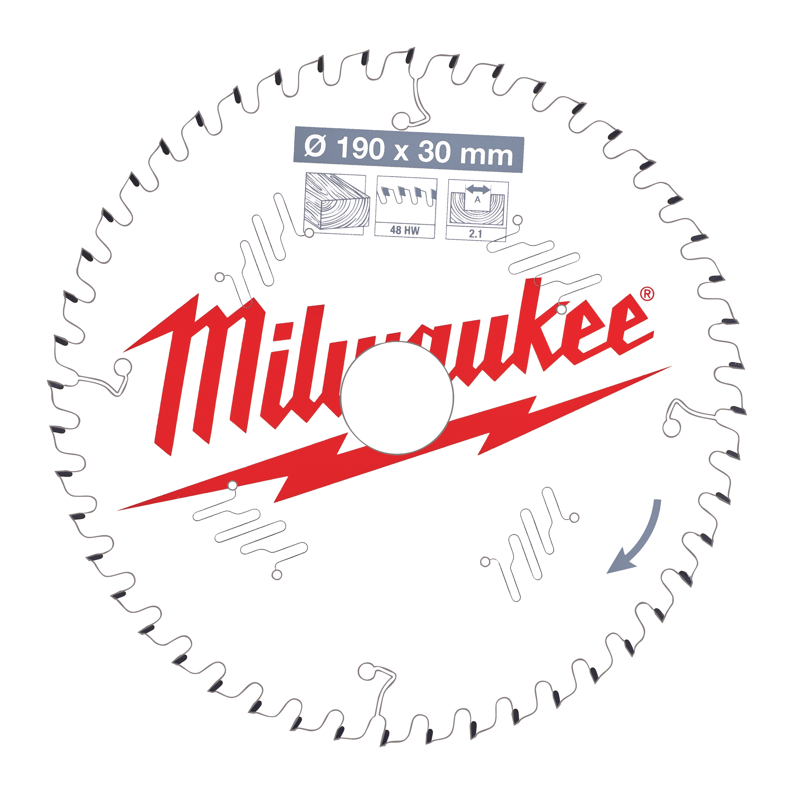 148034_Milwaukee_Cirkelzaagblad_hout_190_x_30_x_2_1_Thin_Kerf_ATB_48T__10__p1