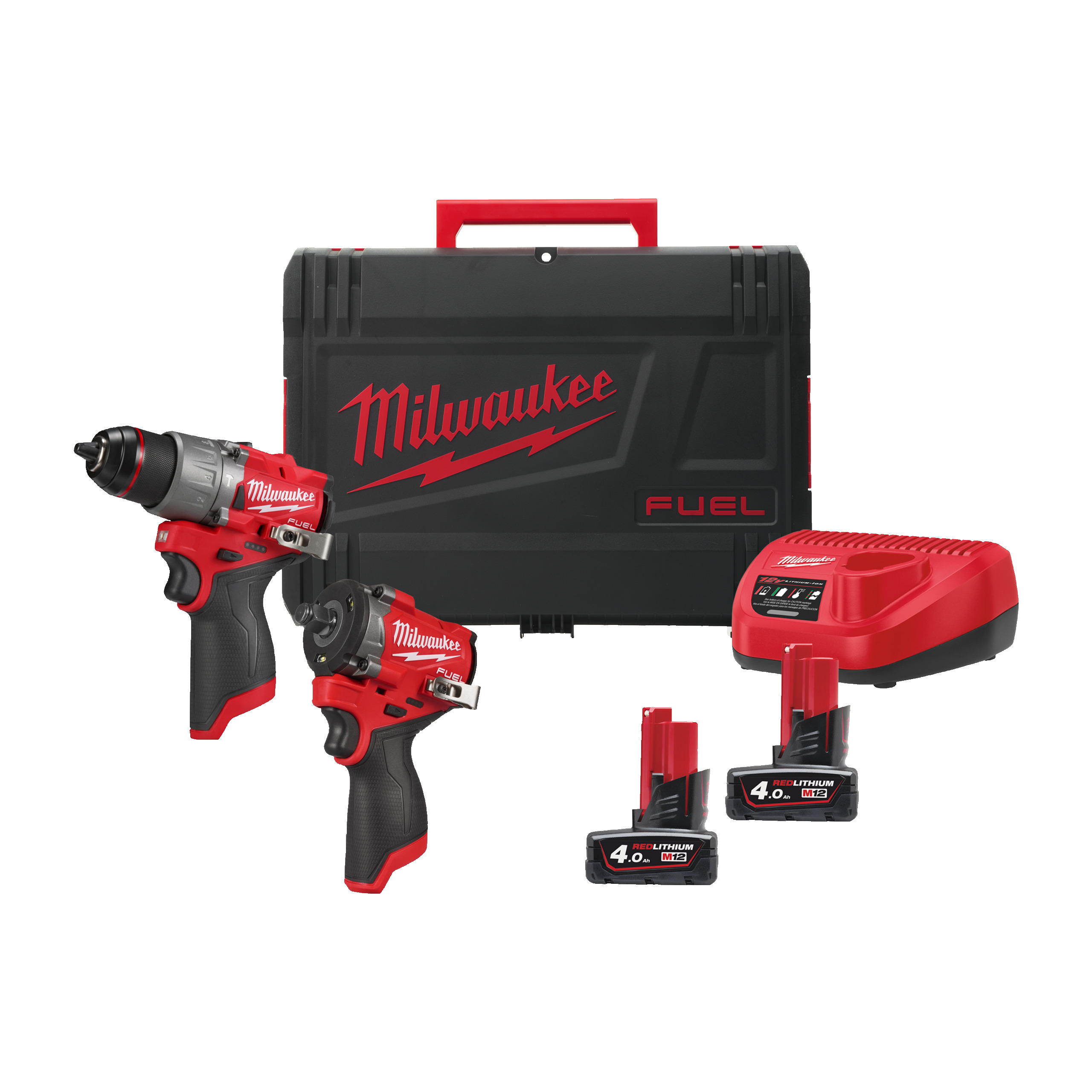 Milwaukee 12V combiset 2-kit M12 FPP2X2-402X