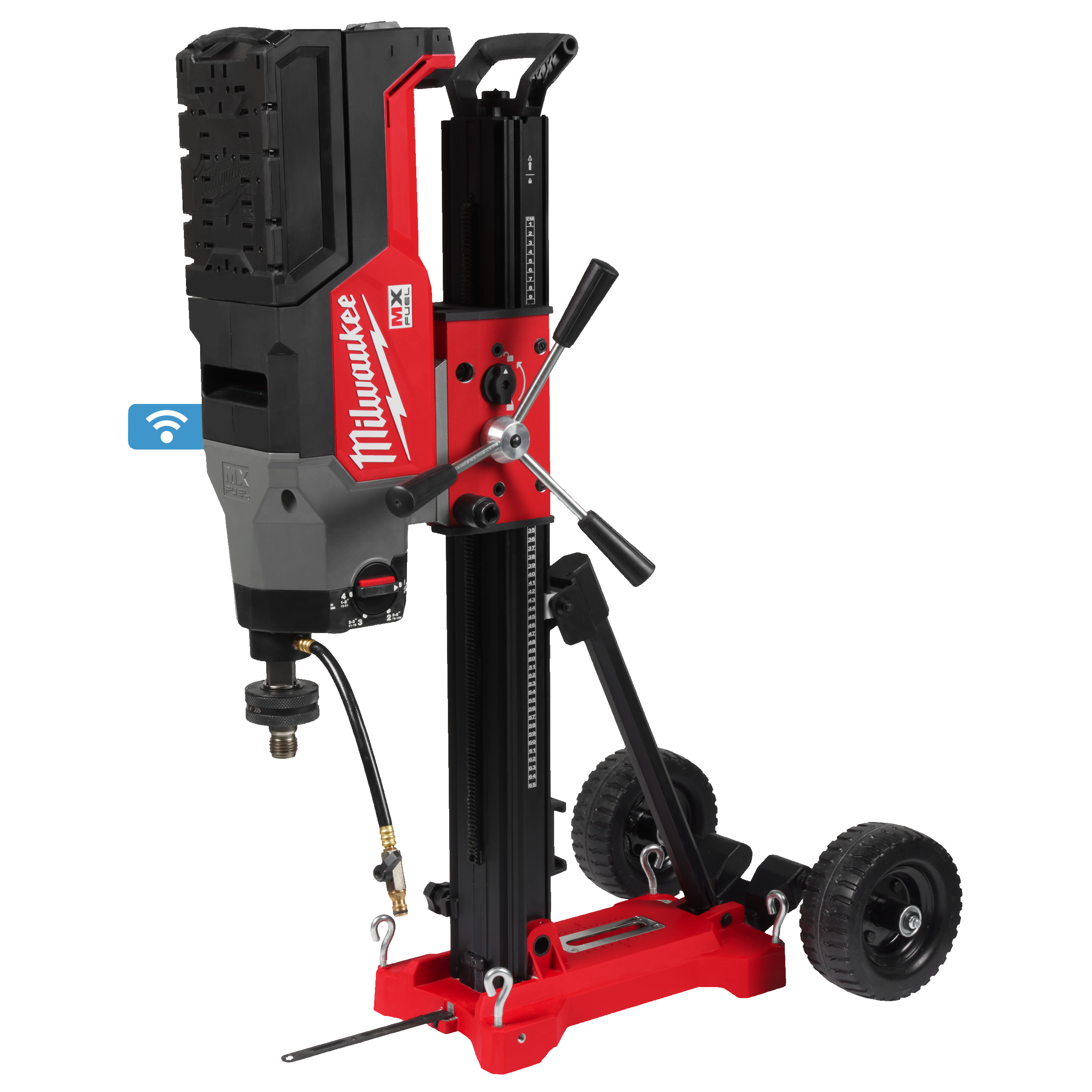 Milwaukee MX FUEL diamantboormotor en standaard 350mm 2x 12Ah MXF DCD350KIT-122