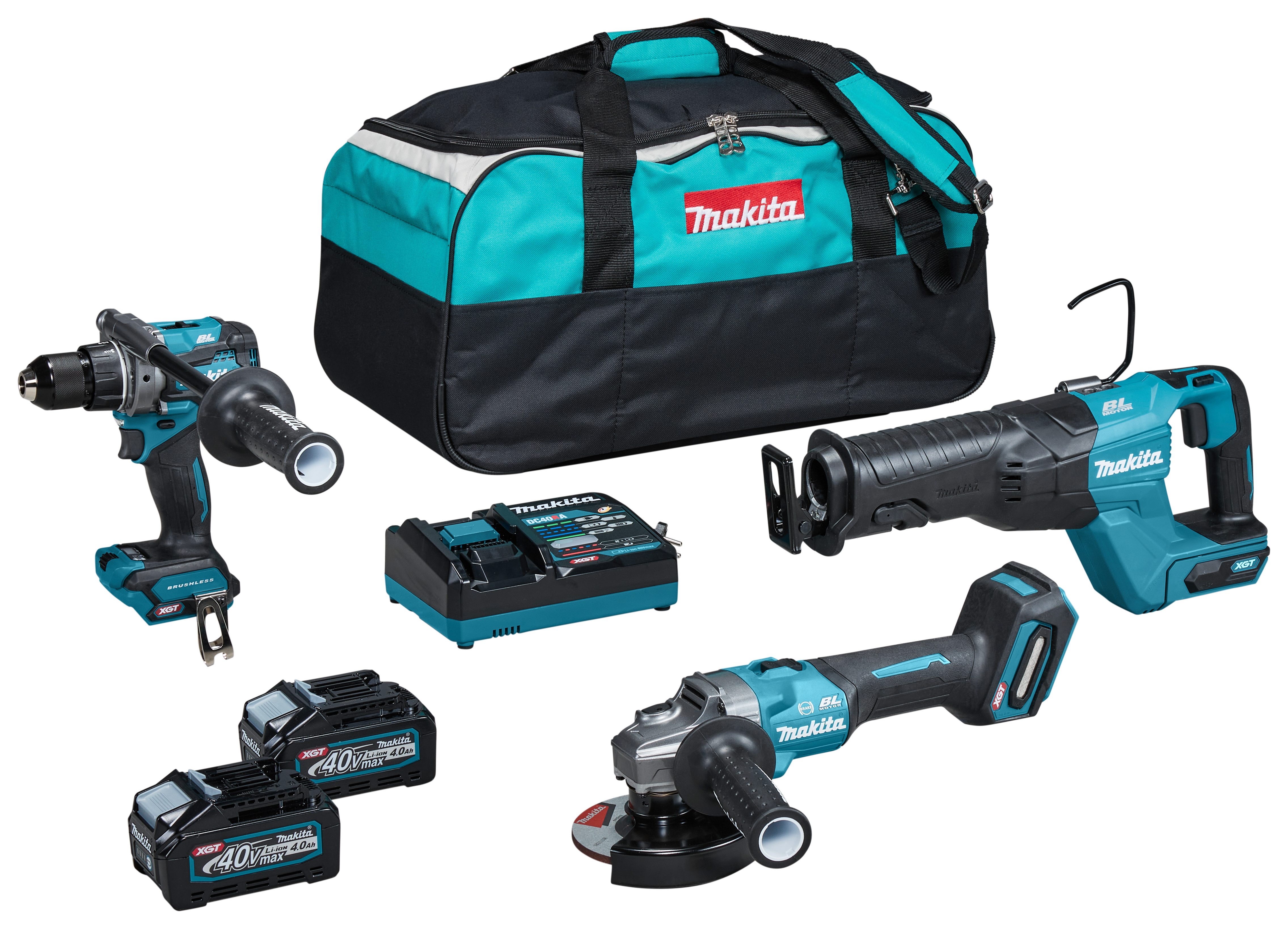 Makita combiset 3-delig DK0159G301 40V 2x4.0Ah