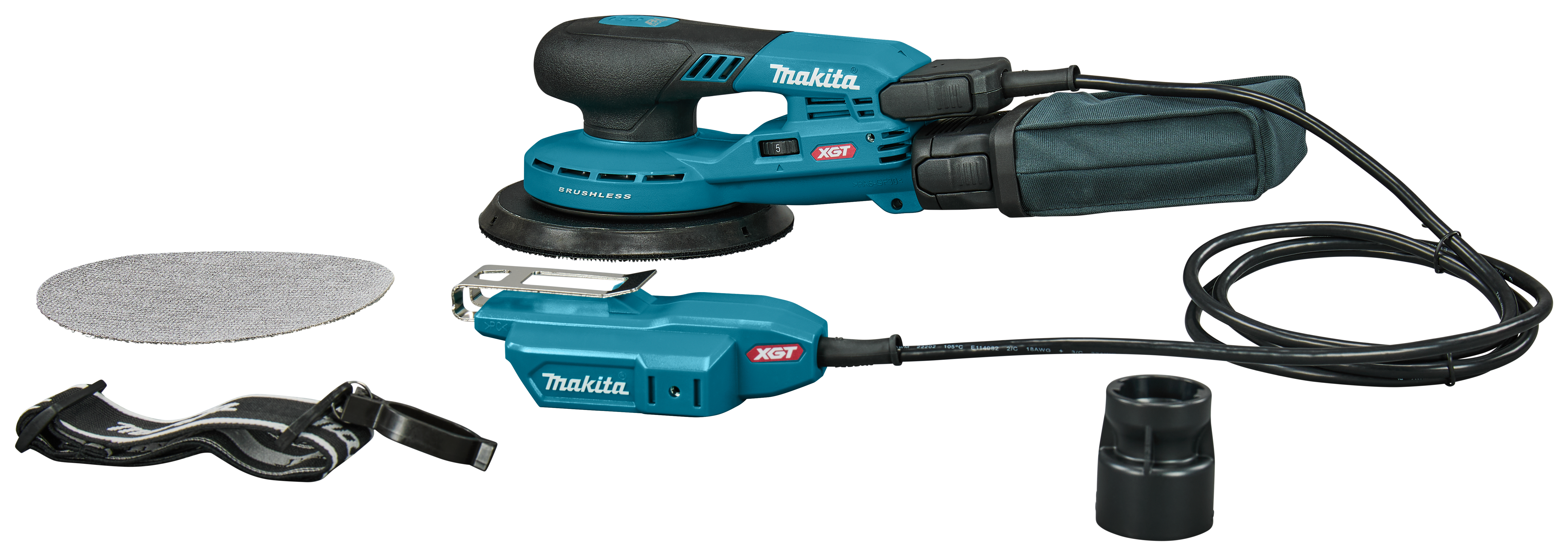 Makita excentrische schuurmachine BO002CGZ 40V 150mm 5mm