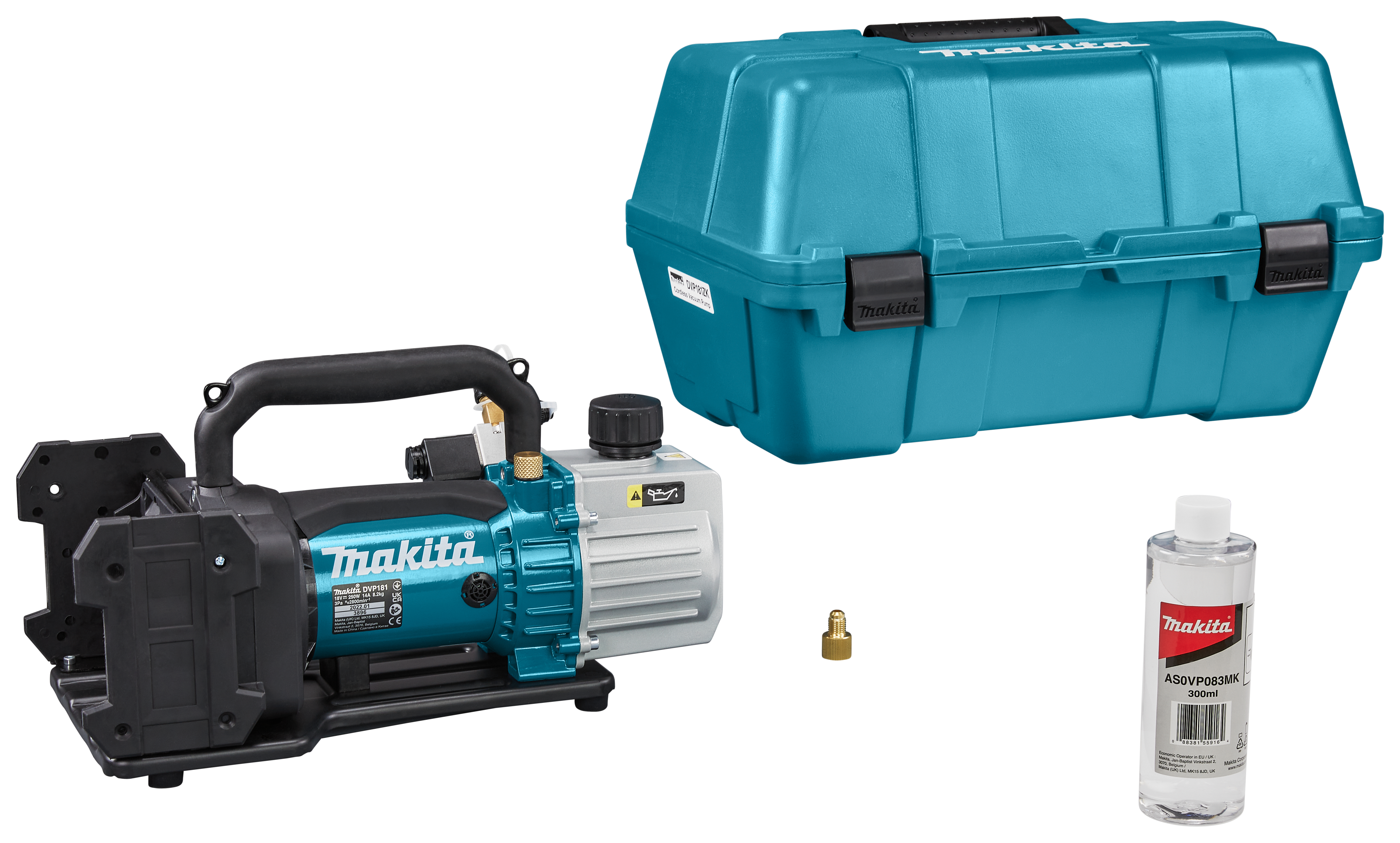 Makita vacuümpomp DVP181ZK 18V 113L-min