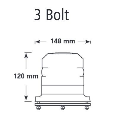 148260_led_zwaailamp_amber_12_24v_3_bouts_montage_eccoled_r65_afmetingen